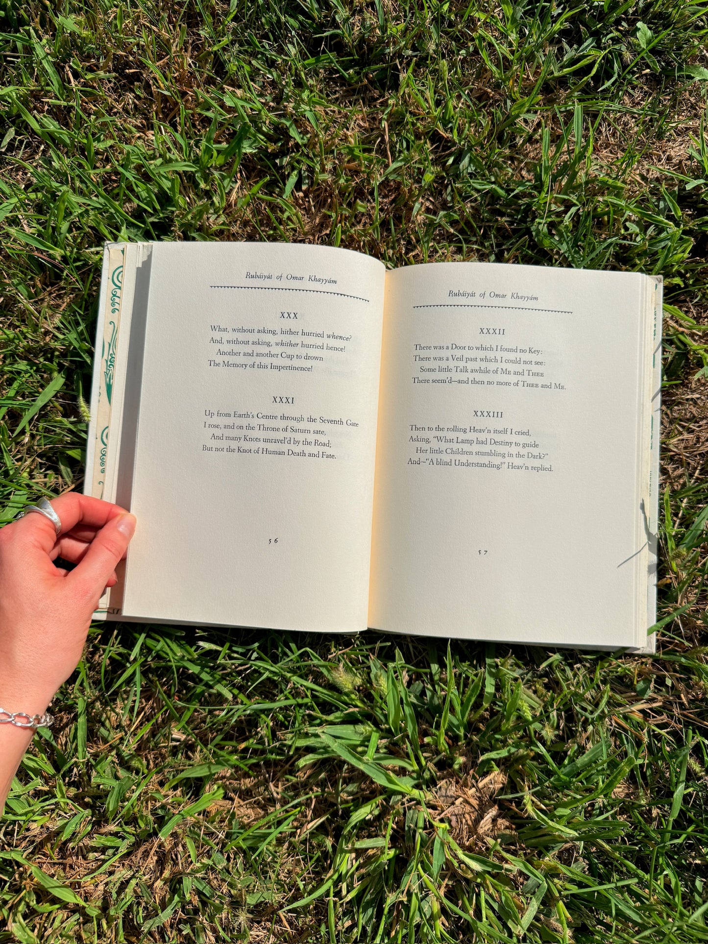 Vintage 1950s Rubaiyat of Omar Khayyam Hardcover Book