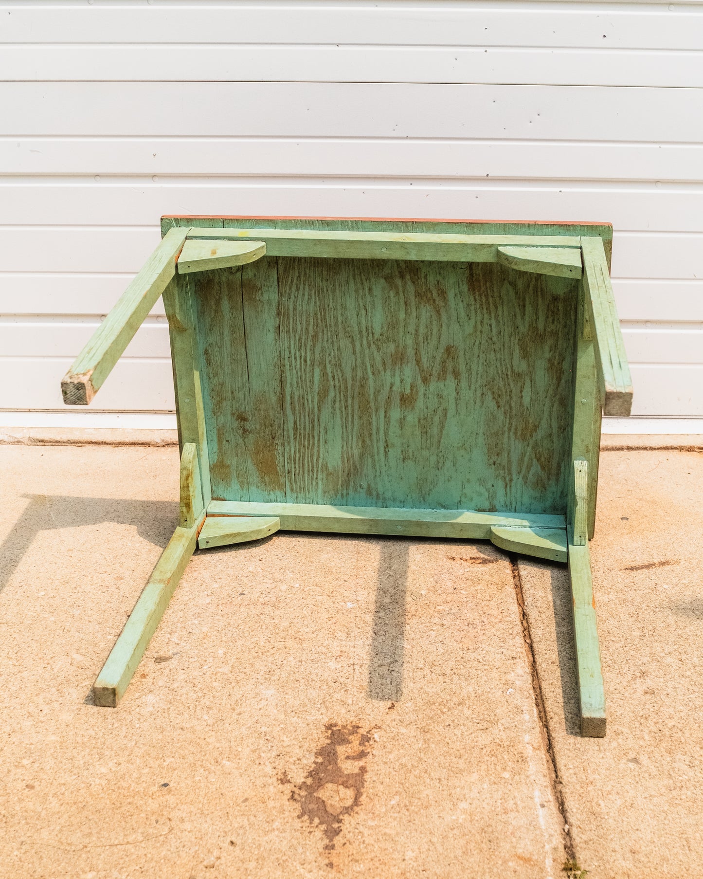 Vintage 1930s/40s Painted Wood Children’s Table & Stools Set