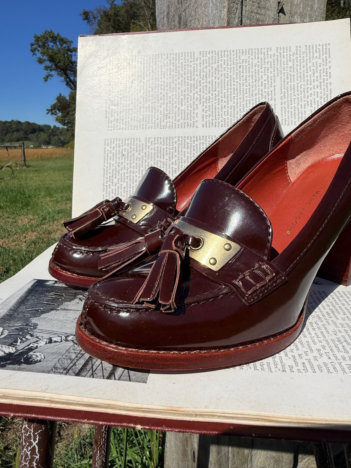 2000s Marc By Marc Jacobs Patent Leather Tassel Loafer Pumps | EU 37.5
