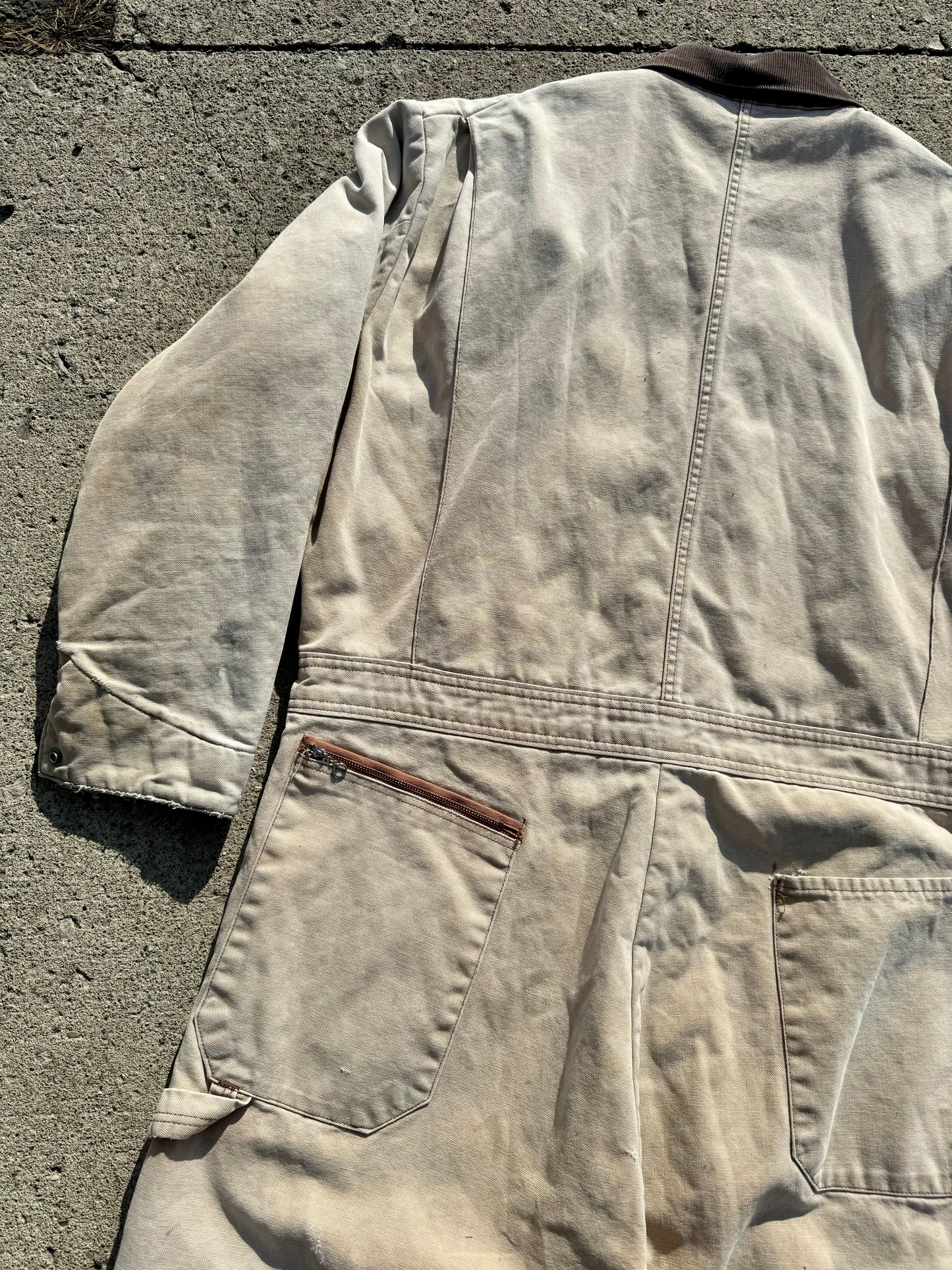 Vintage Dickies Insulated Worn Canvas Coveralls | Medium