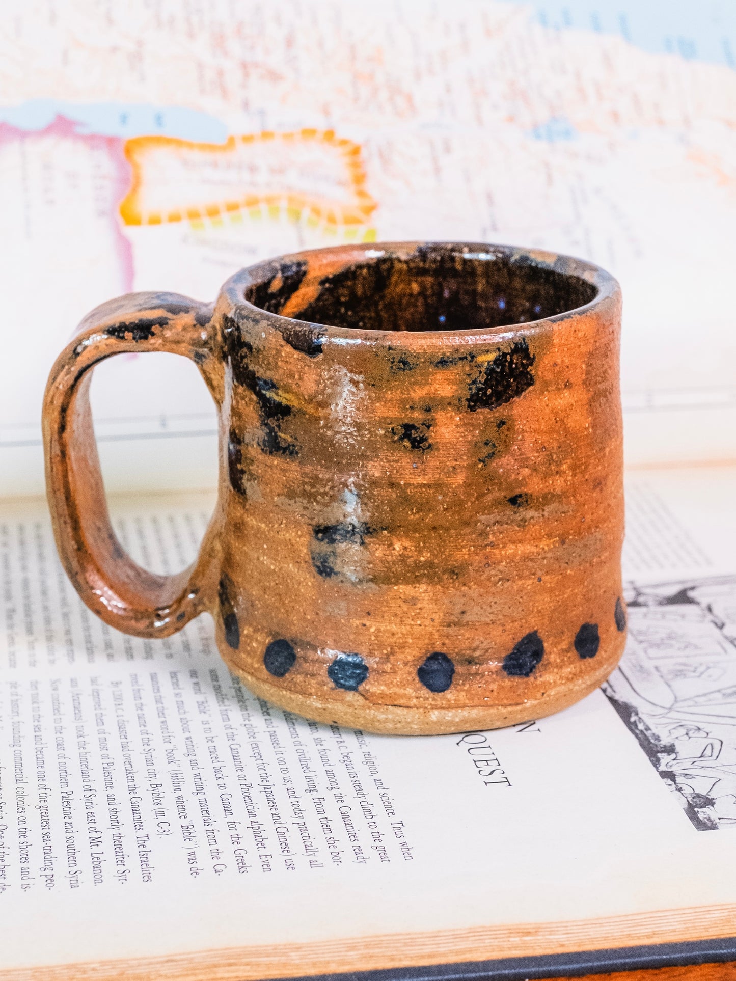 Vintage Handmade Studio Pottery Coffee Mug