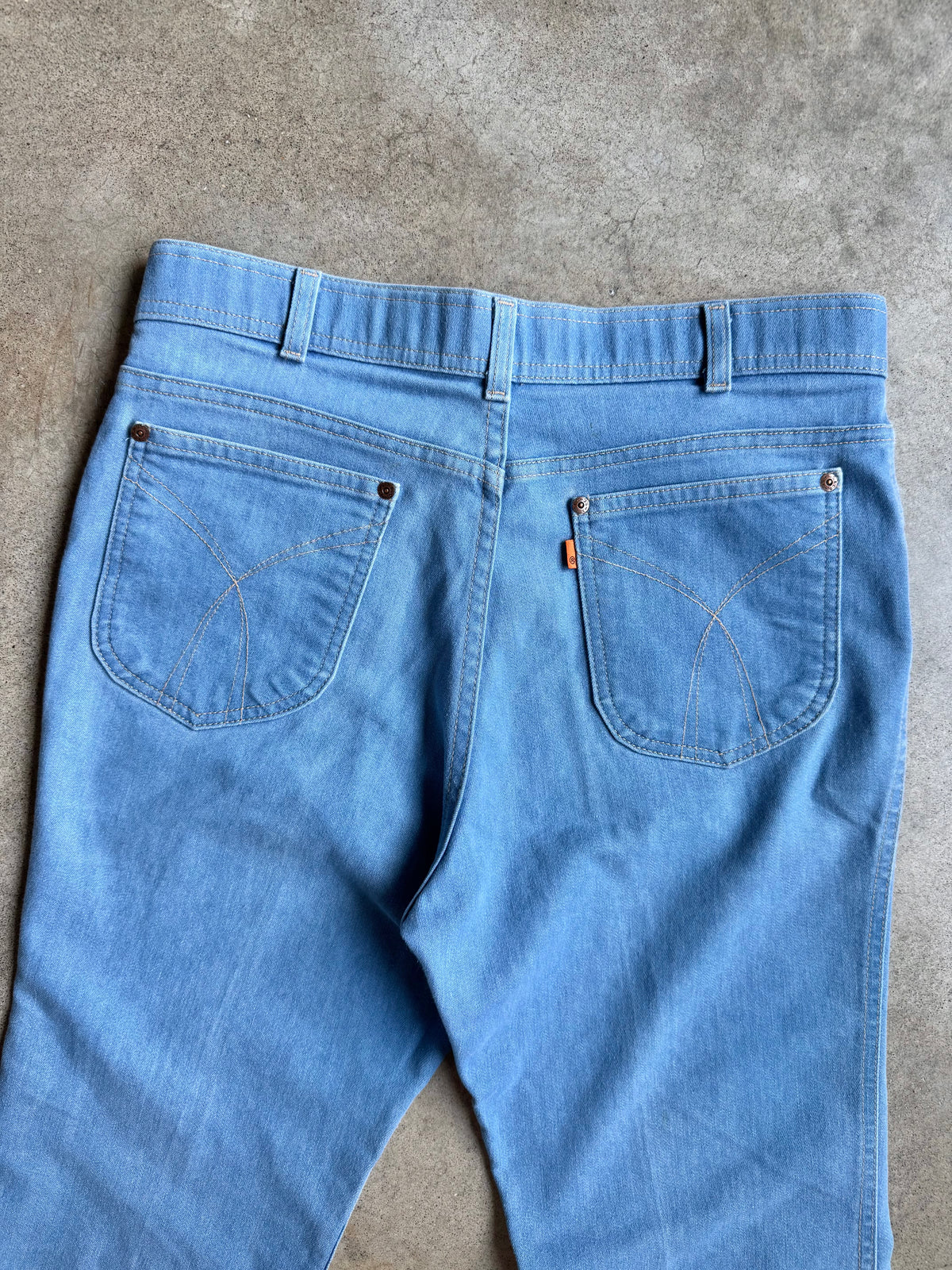 Vintage 1980s Levi’s “Skosh More Room” Cropped Jeans | Waist 34”