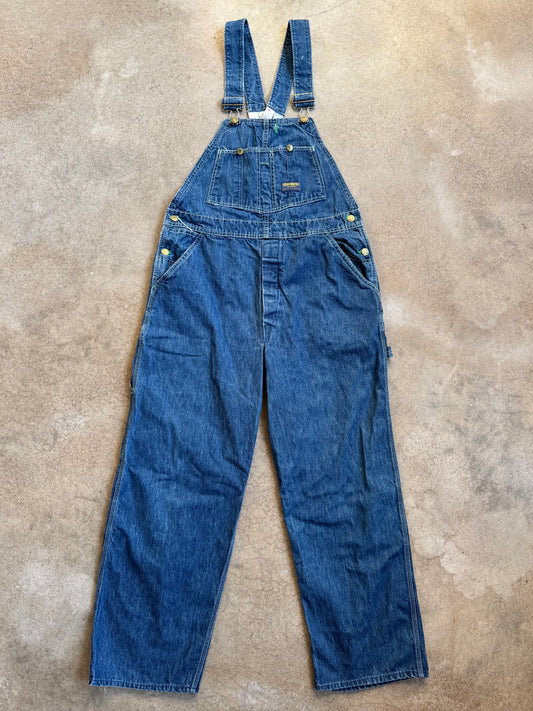Vintage 1960s OshKosh B’Gosh Sanforized Denim Overalls | Large