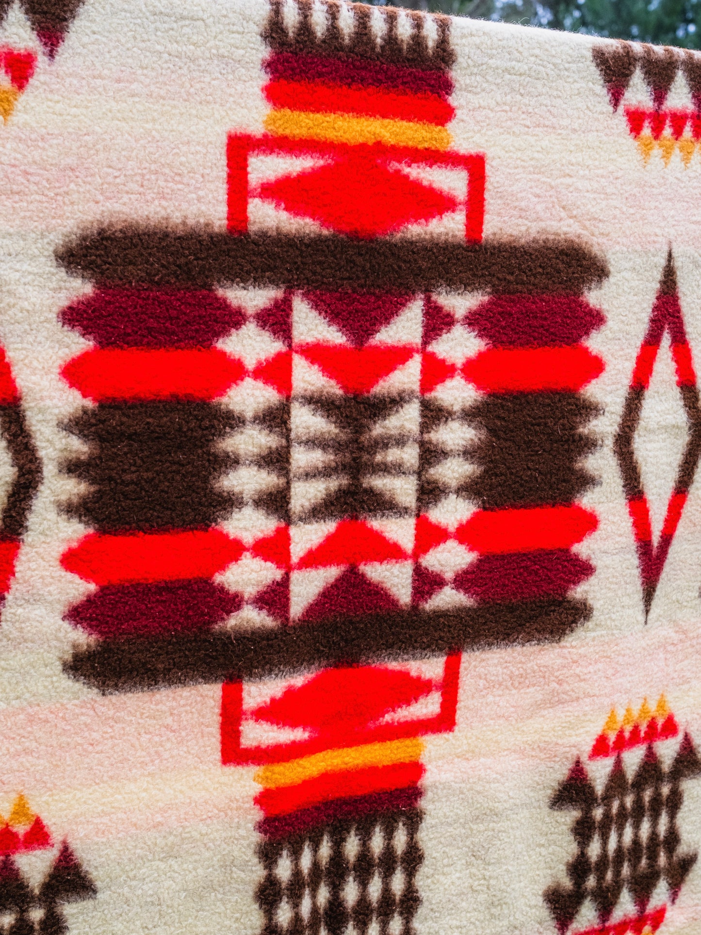 Vintage 1960s Cannon Ibena Southwest Pattern Blanket