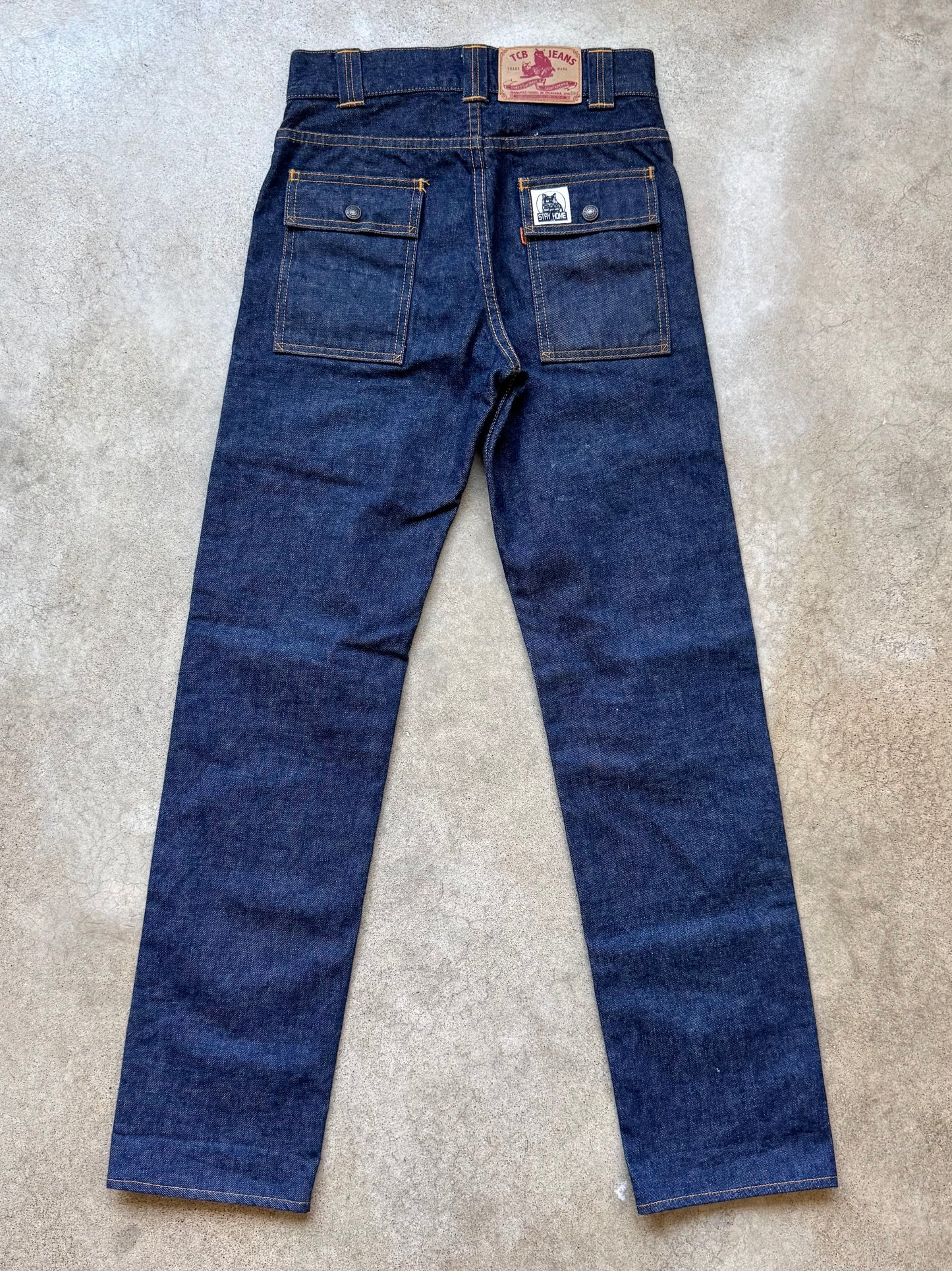 TCB Jeans Japanese Selvedge Denim Bush Pants | Waist 28”