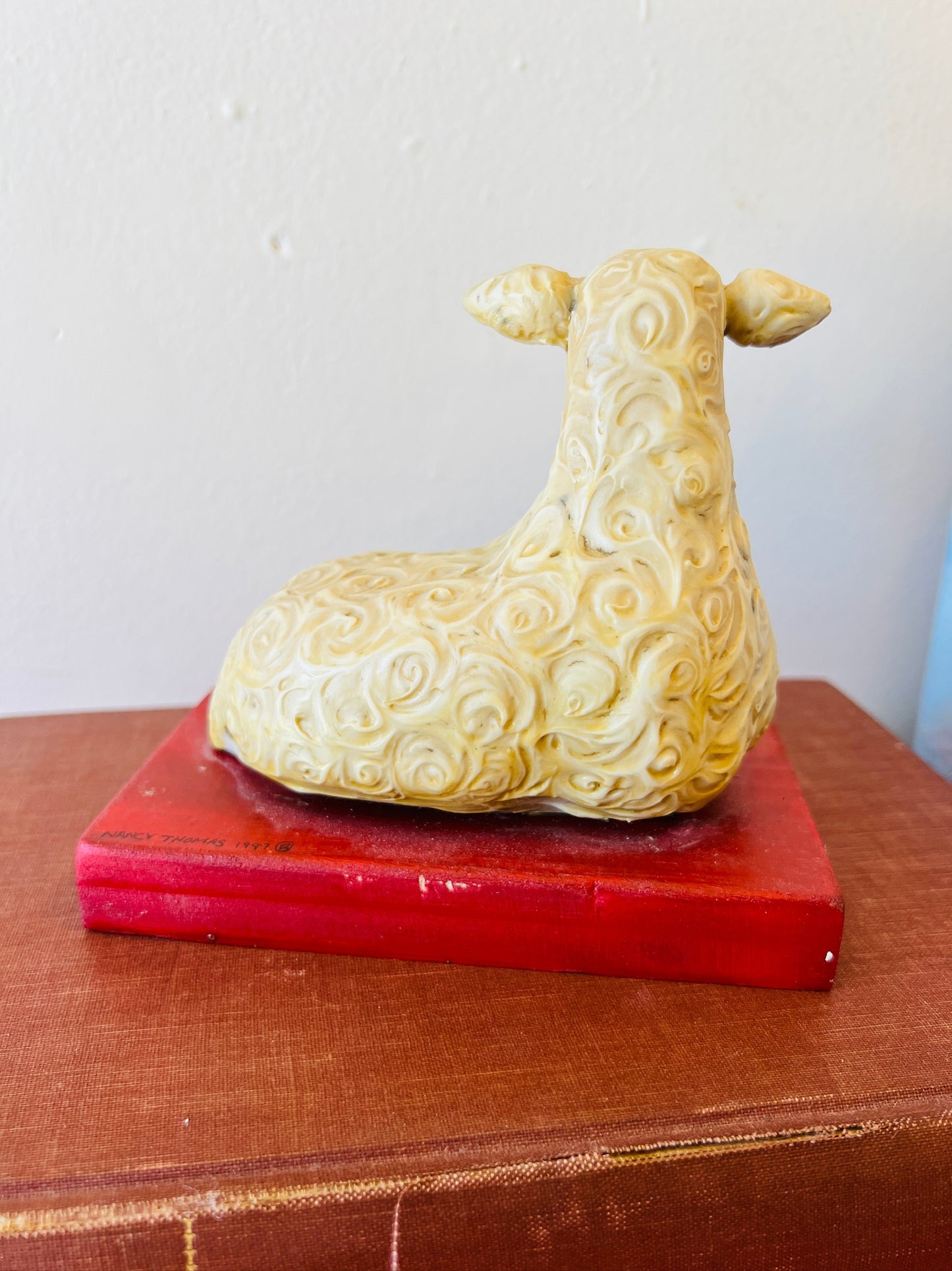 Vintage 1990s Nancy Thomas Sheep Statue