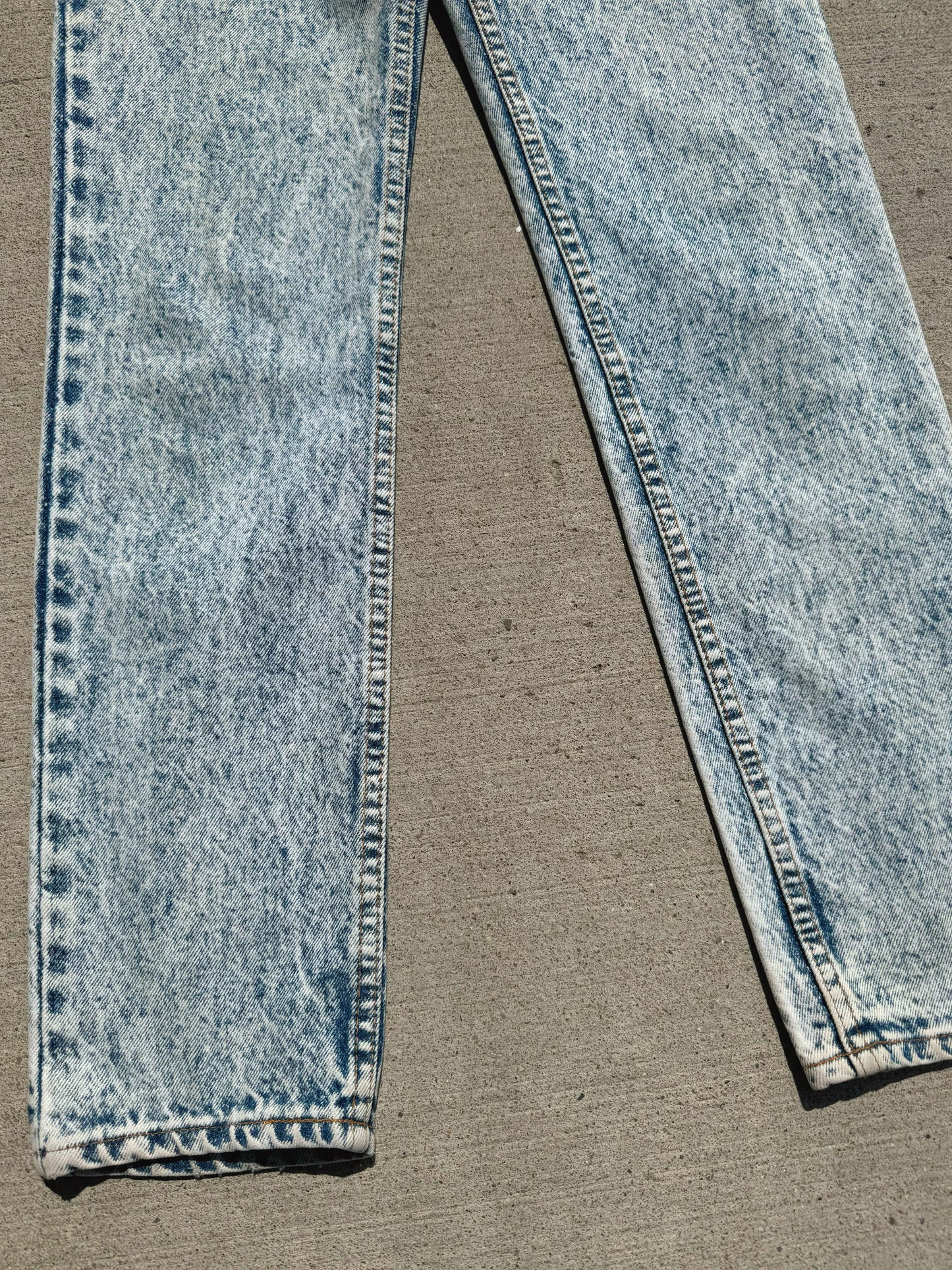 Vintage 1980s Levi’s Orange Tab Student Acid Wash Jeans