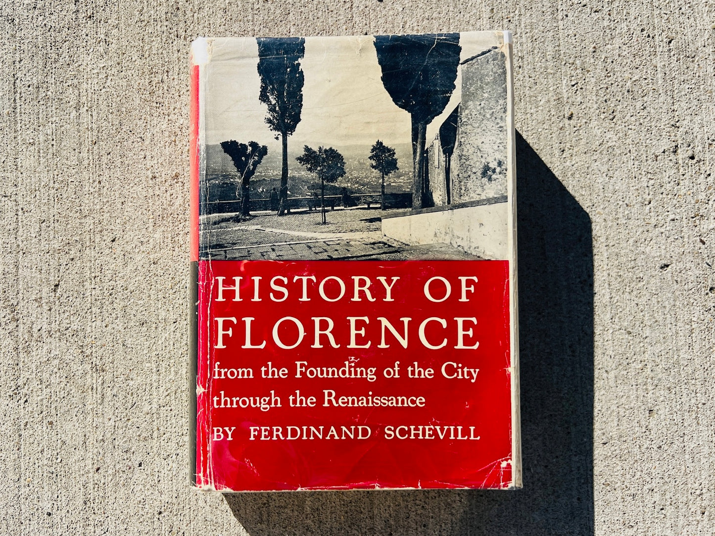 Vintage 1936 History of Florence Hardcover Book | First Edition