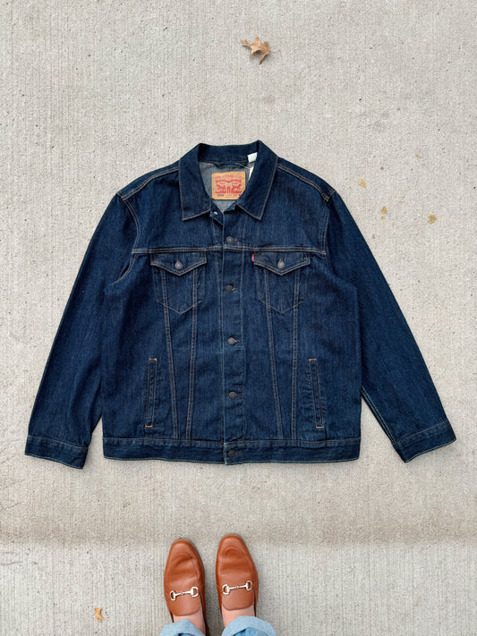 Levi’s Dark Wash Denim Trucker Jacket | XXL