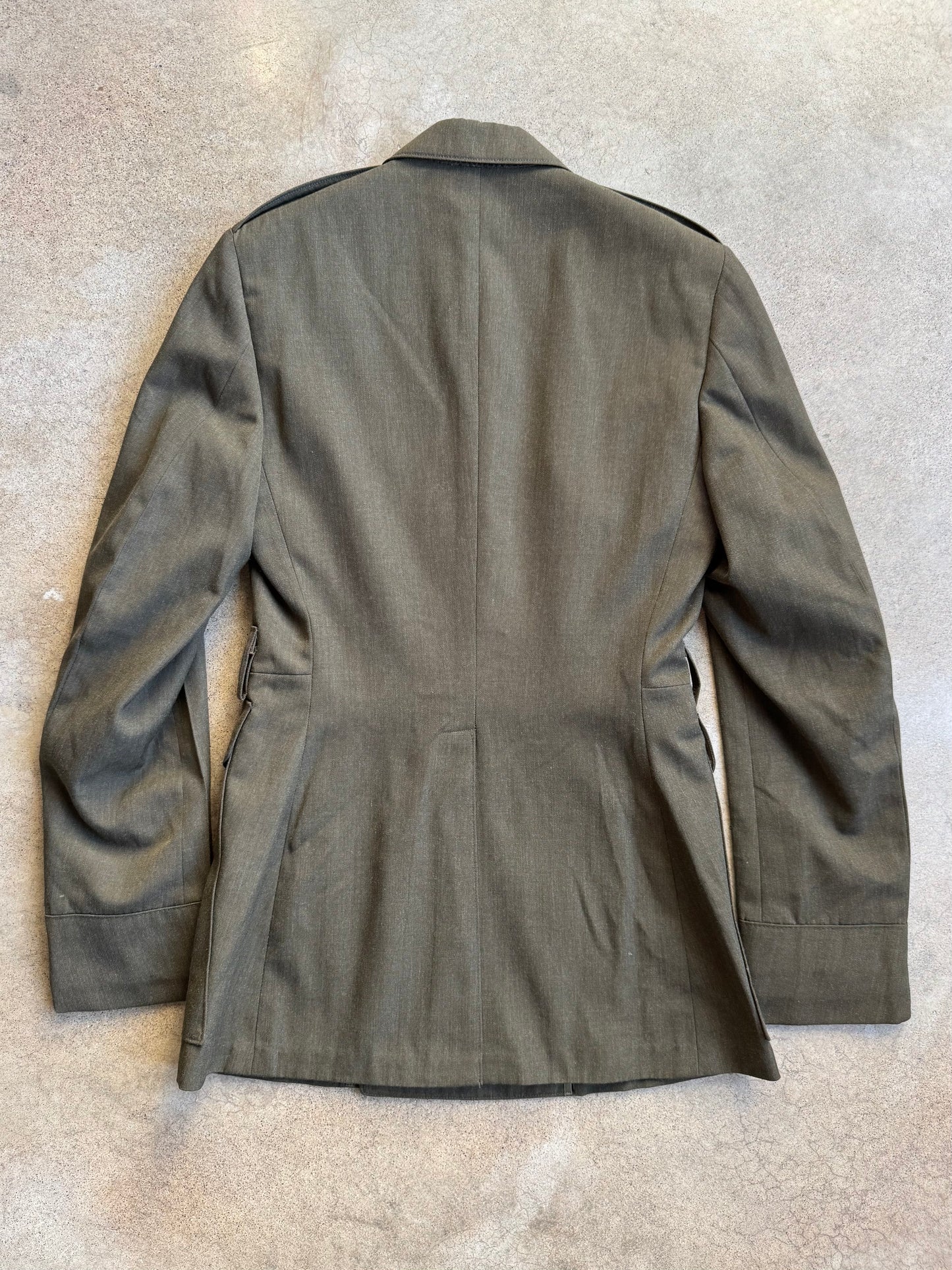 Vintage 1980s U.S. Marine Corps. Military Issue Wool Two-Piece Dress Suit | 37L