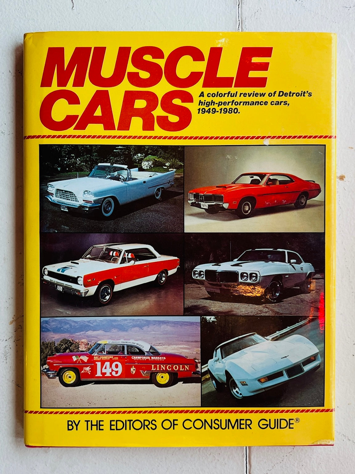 Vintage Consumer Guide Muscle Cars Hardcover Book