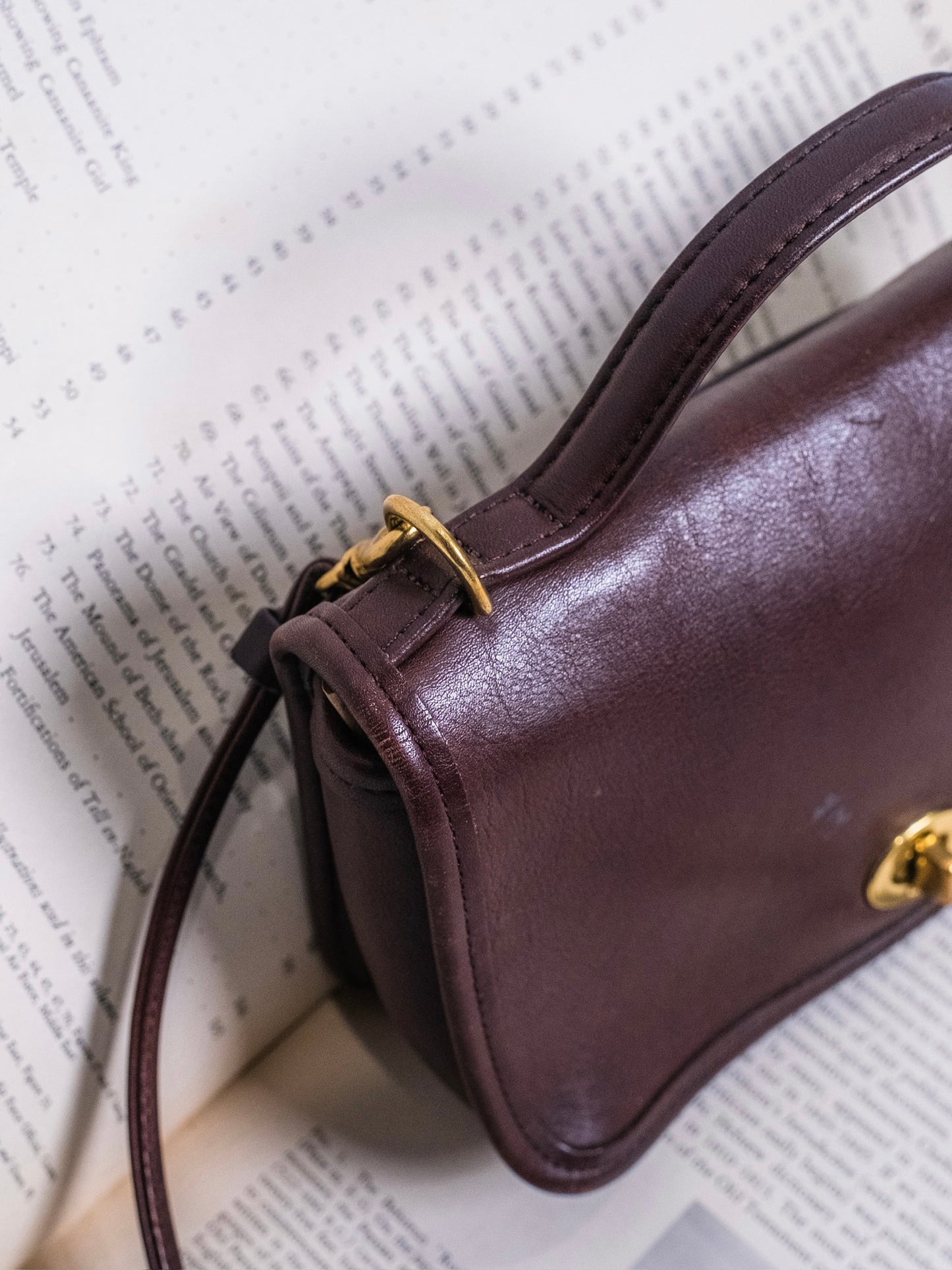 Vintage 1990s Coach Casino Bag | Style No. 9924 Mahogany