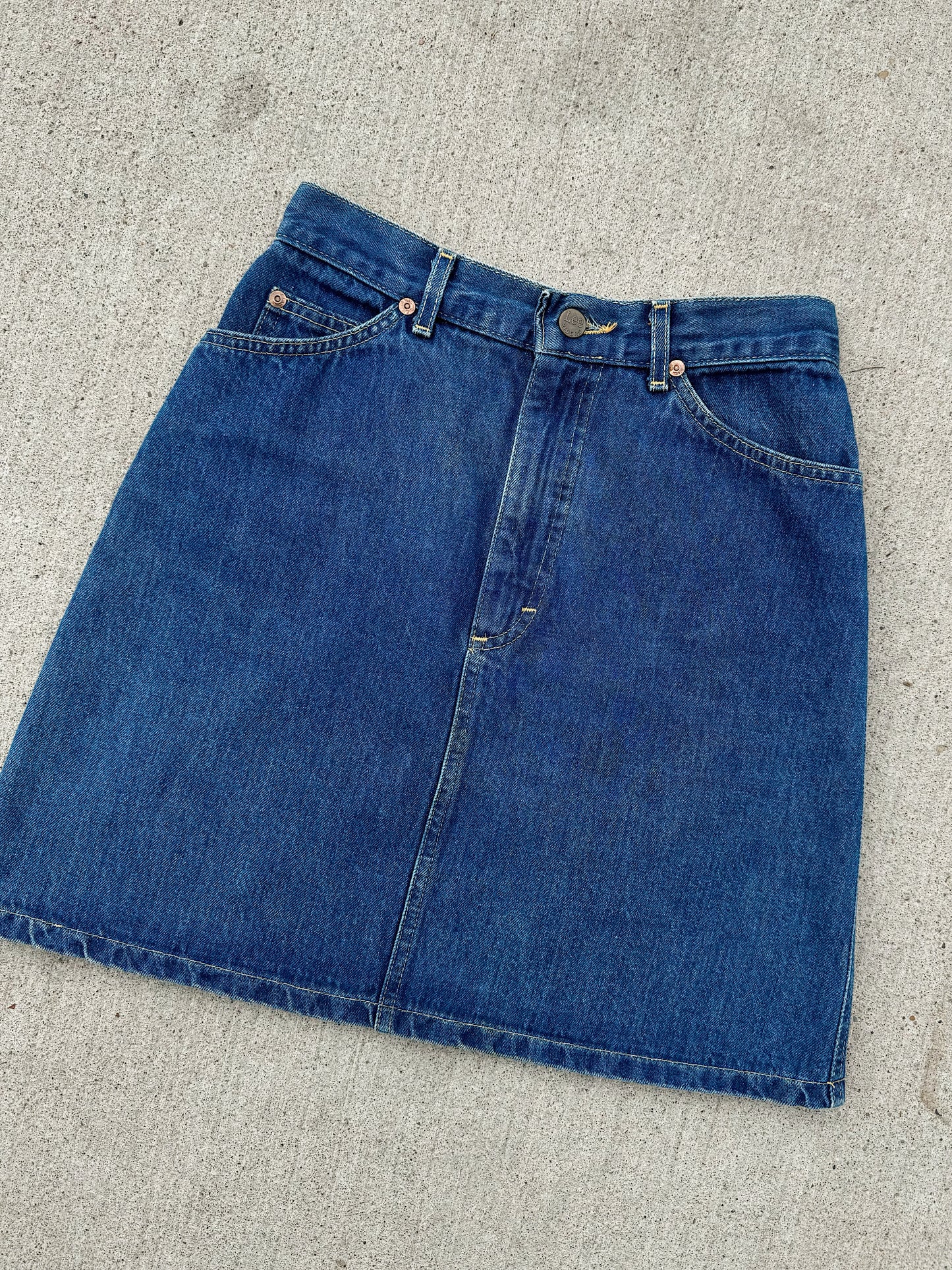 Vintage Lee Denim Mini Skirt