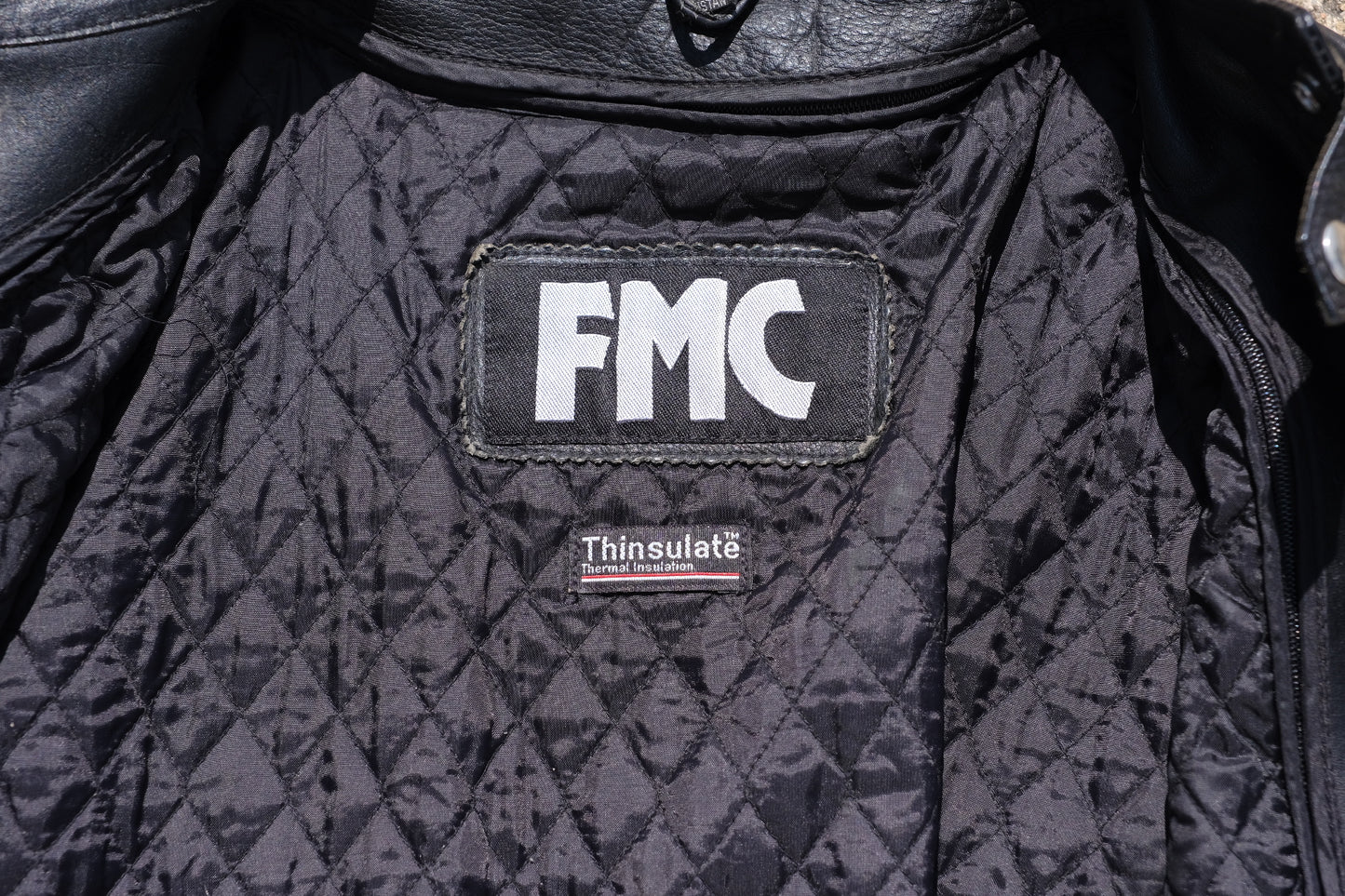 Vintage FMC Leather Racing Jacket | Black