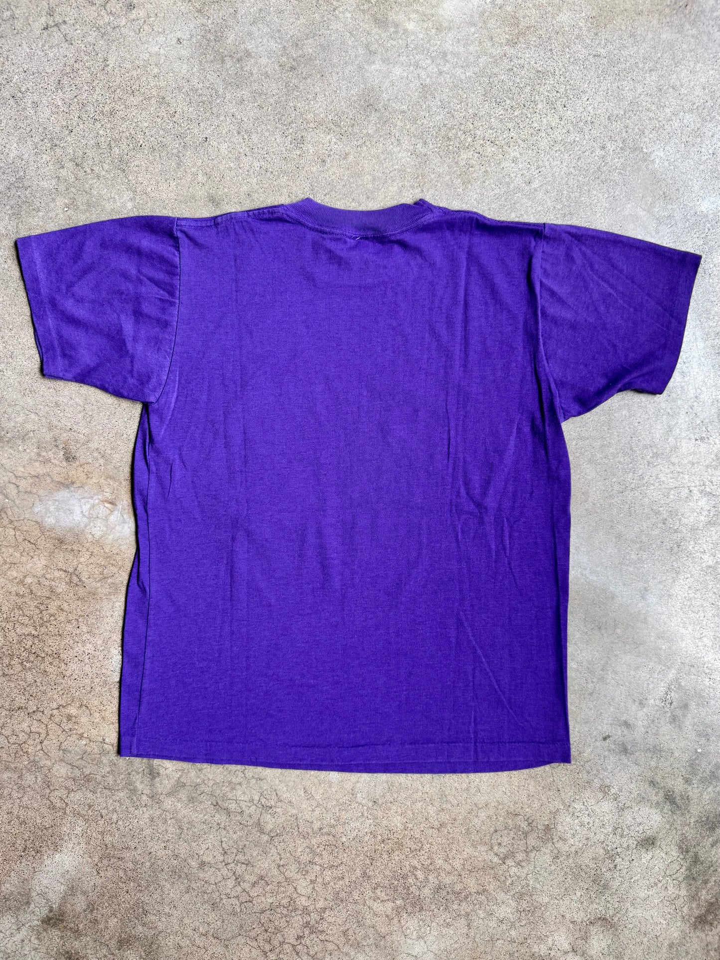 Vintage 1990s Purple Florida Graphic Tee | Medium