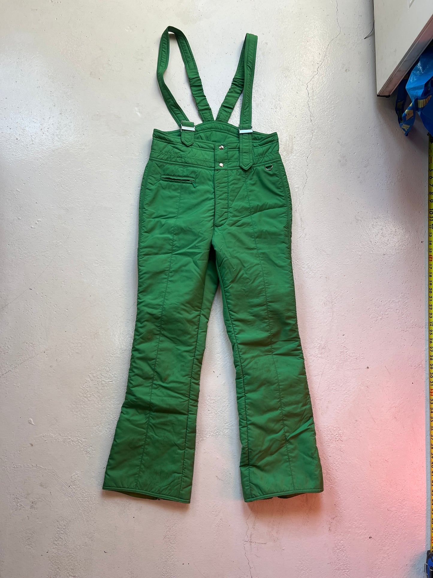 Vintage SKYR Green 3-Piece Ski Suit | Small