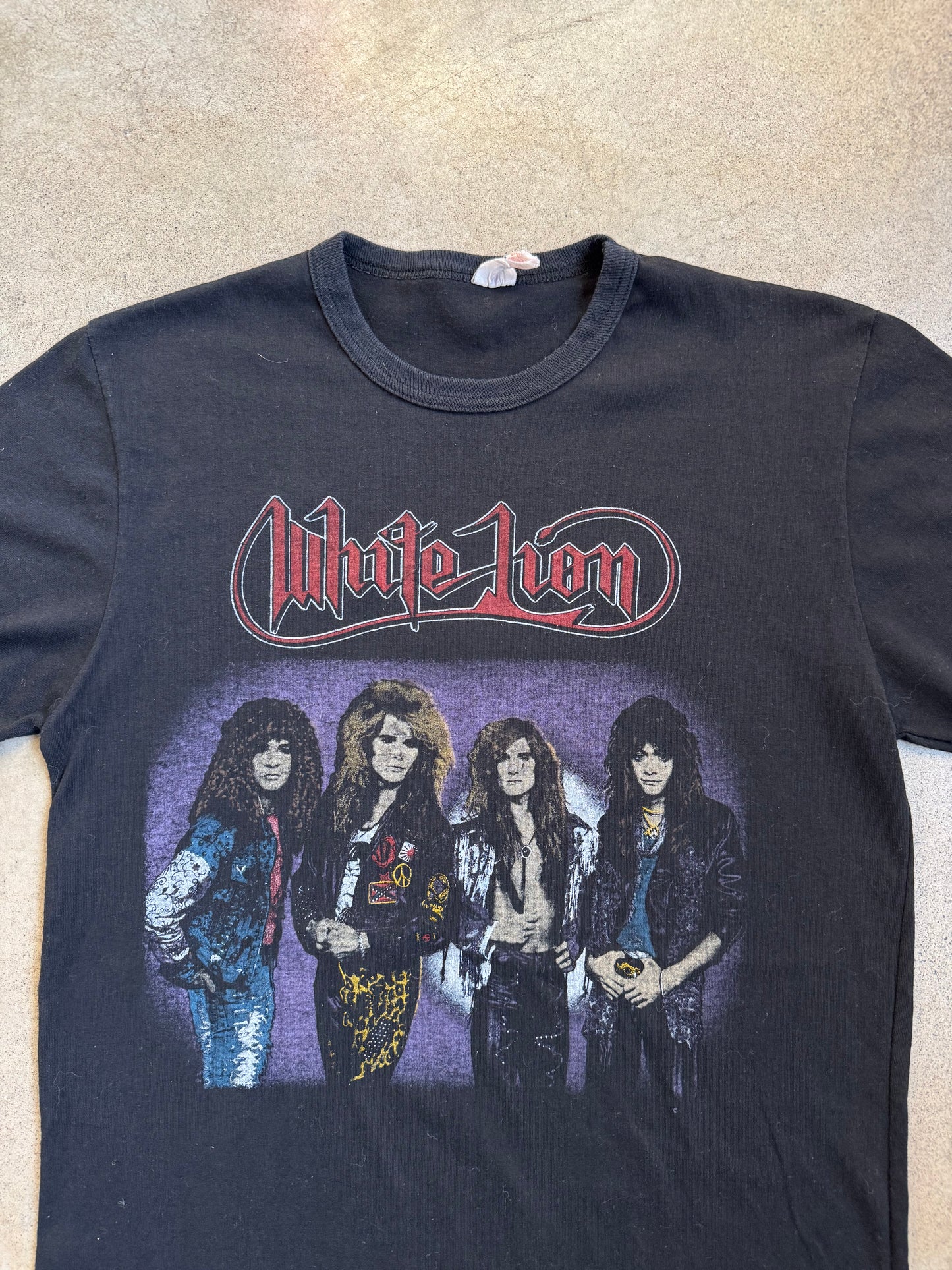 Vintage 1980s White Lion Rock N’ Roar Tour Band Tee | Large