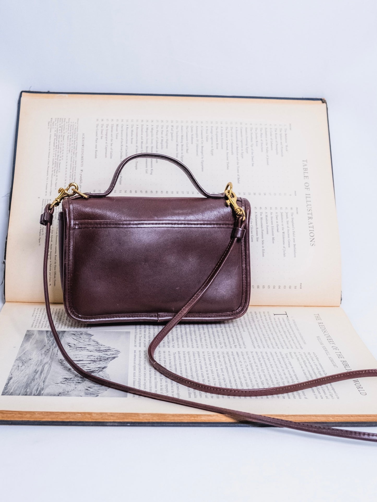 Vintage 1990s Coach Casino Bag | Style No. 9924 Mahogany