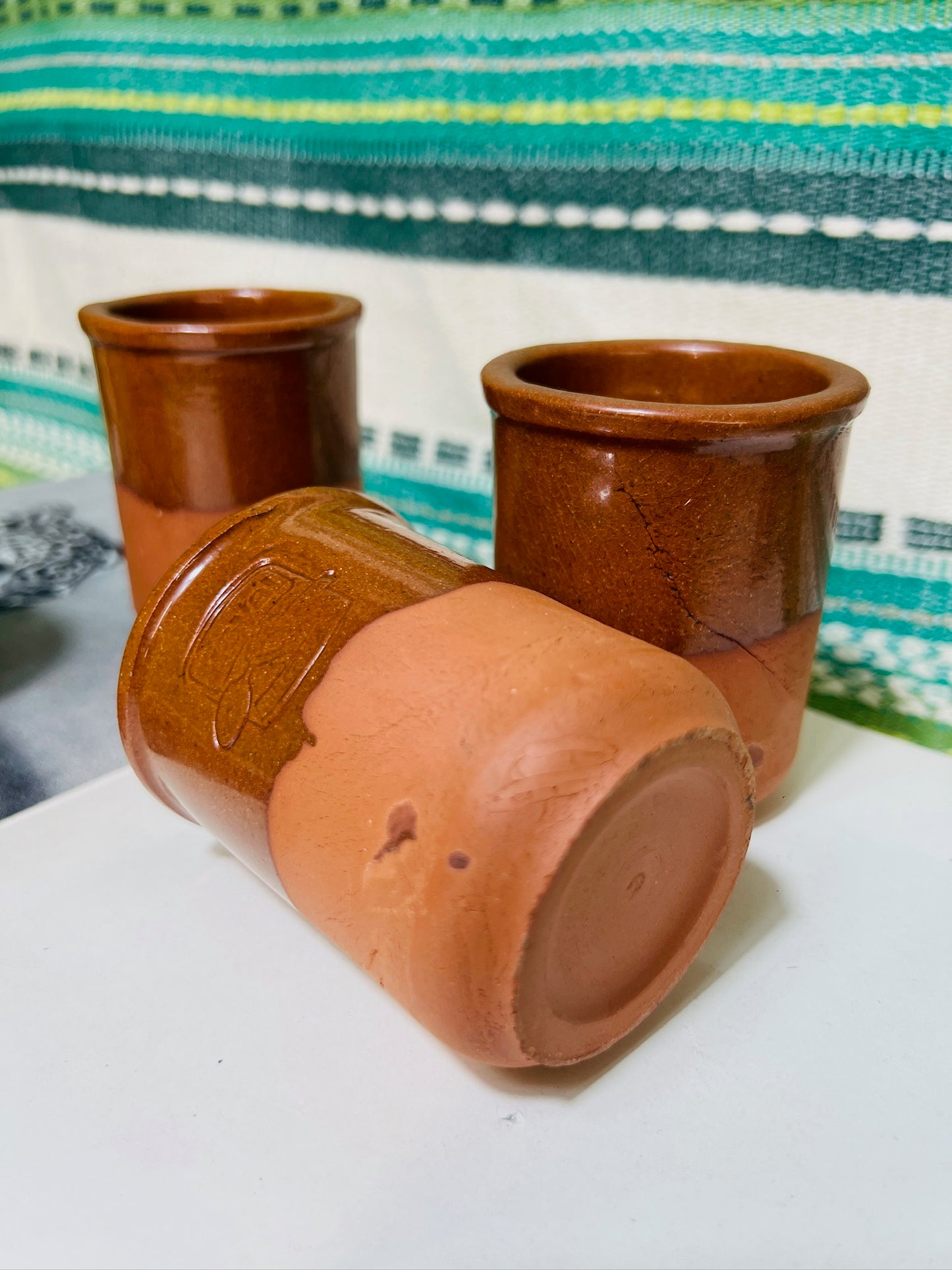 Vintage Terracotta Mini Cups (set of 4)