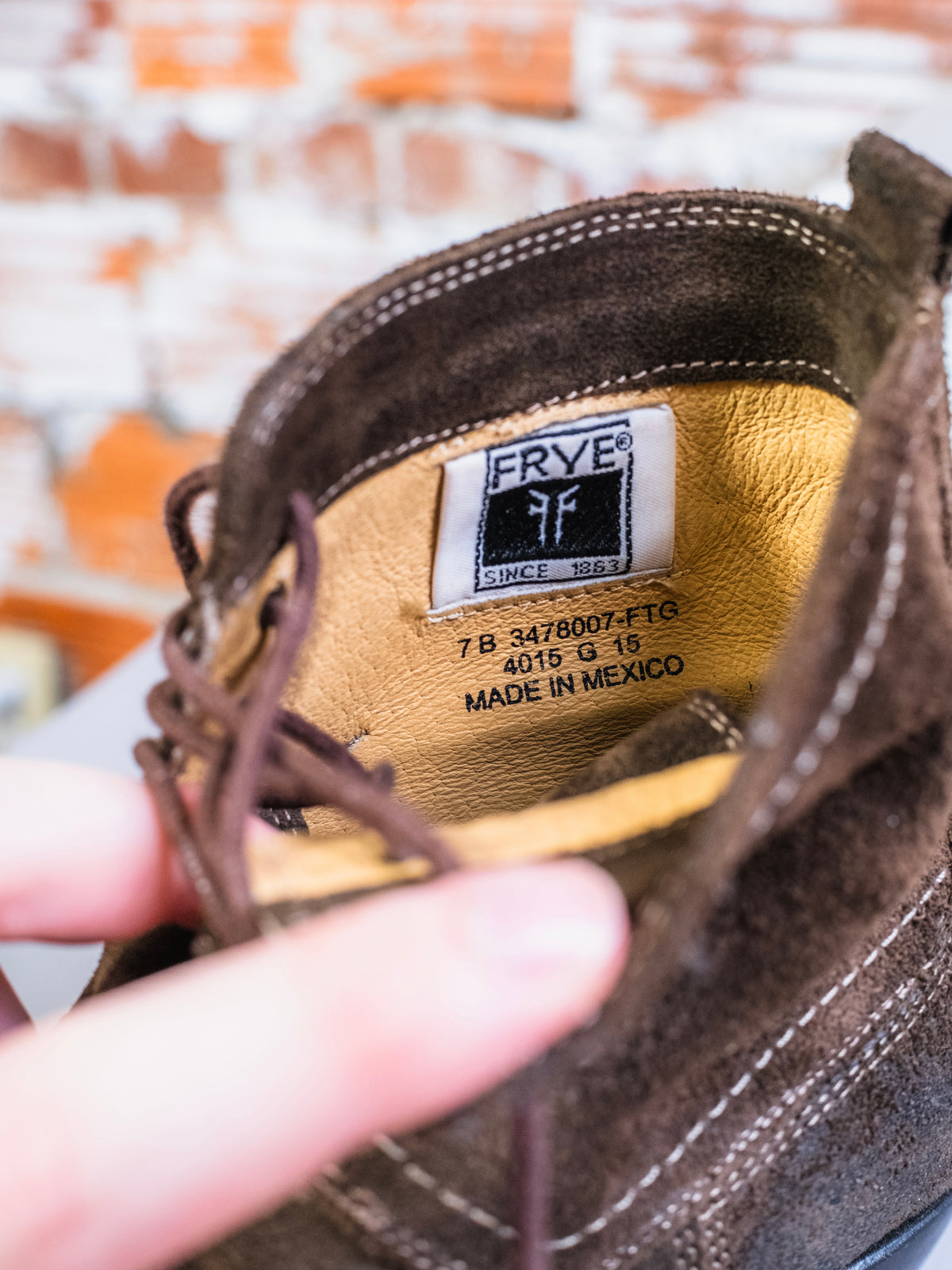 Frye Sacha Chukka Brown Suede Heeled Ankle Boots | Women’s 7