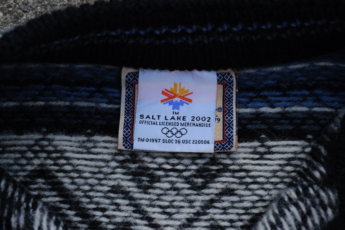 Vintage Salt Lake 2002 Winter Olympics Wool Sweater