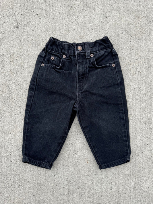 Vintage Kids’ Little Levi’s Black Jeans | Baby (12M)