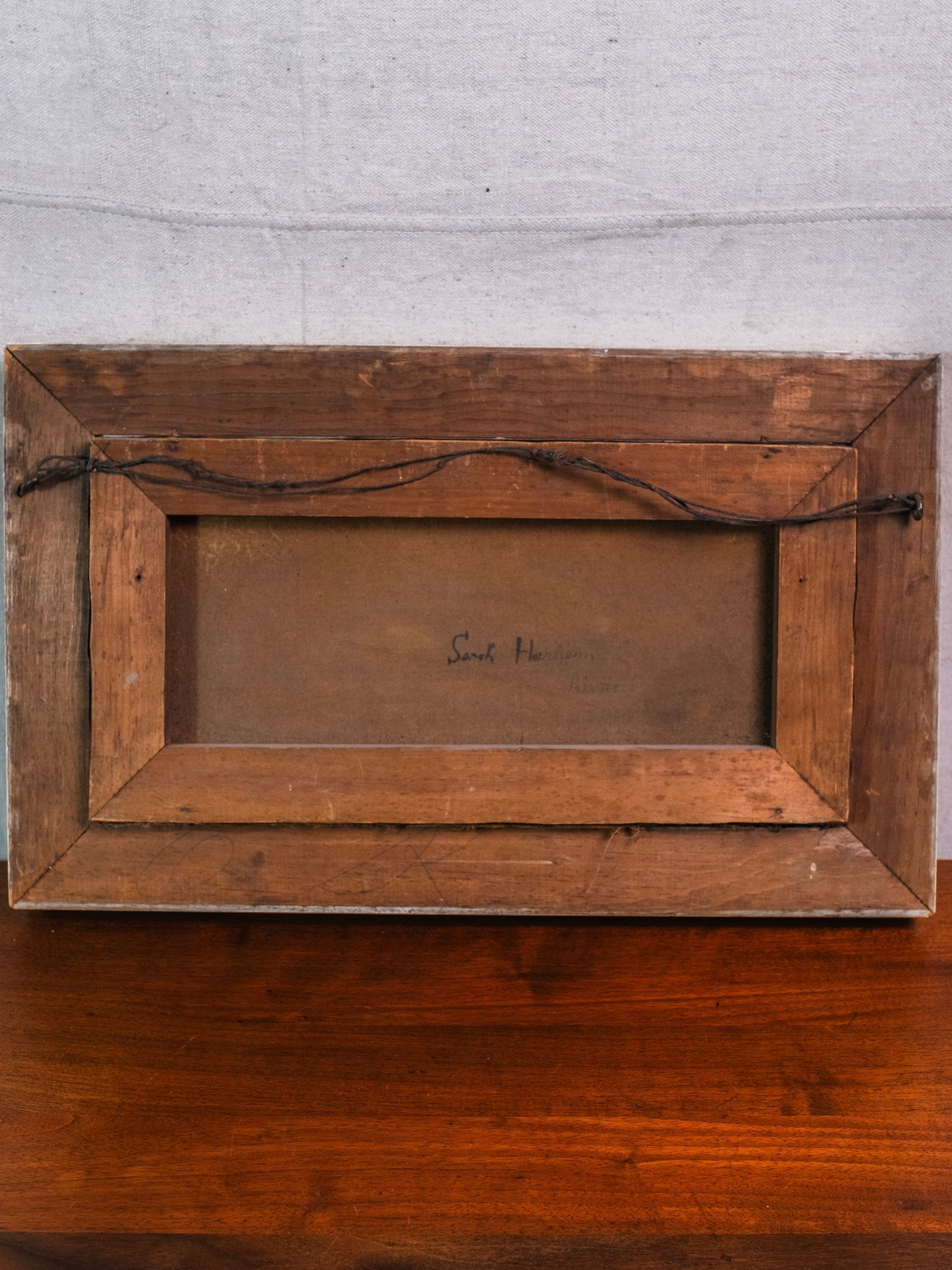 Late 19th Century Framed & Signed European "Village House" Oil on Canvas Painting