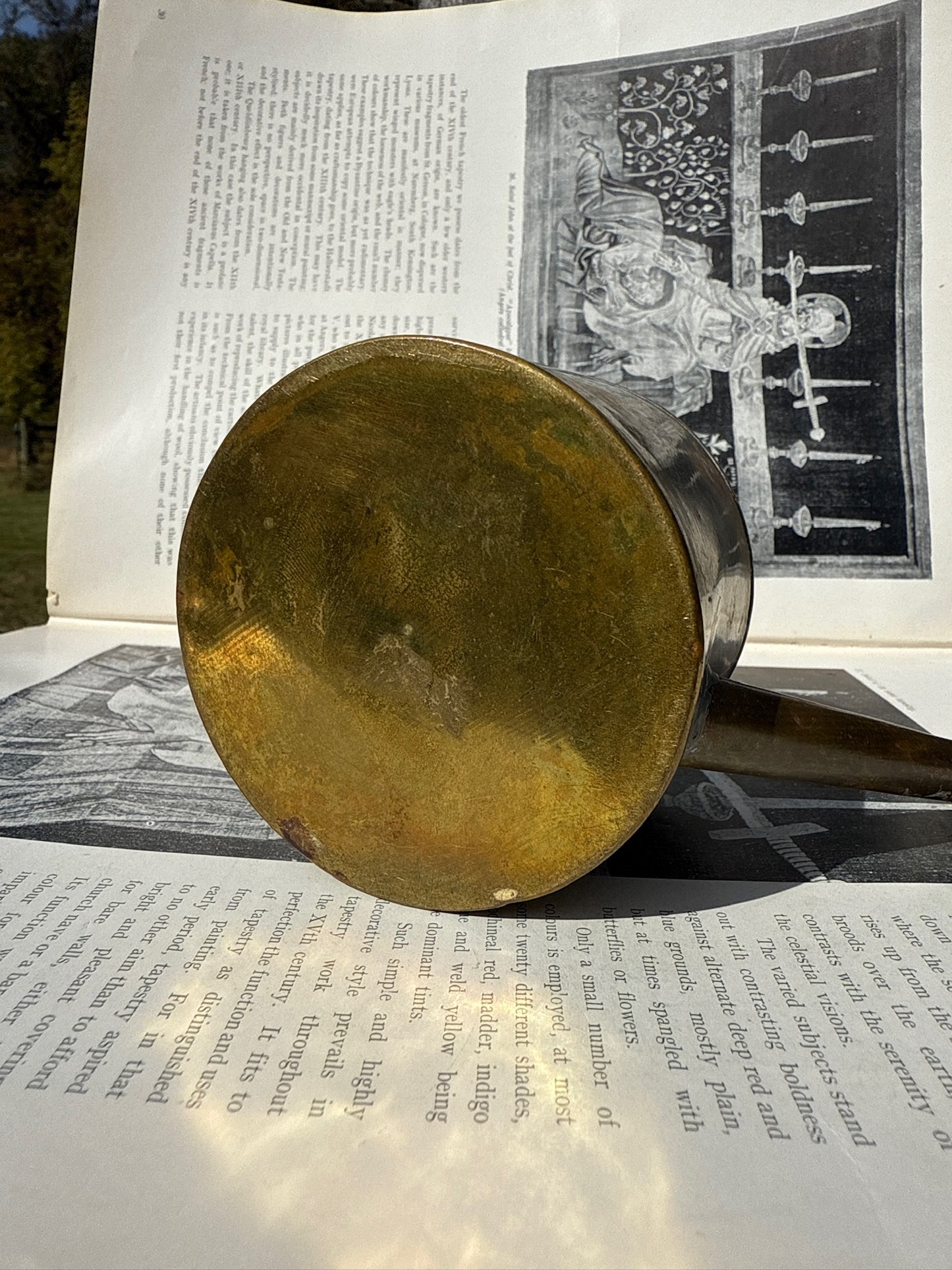 Antique Copper Oil Can