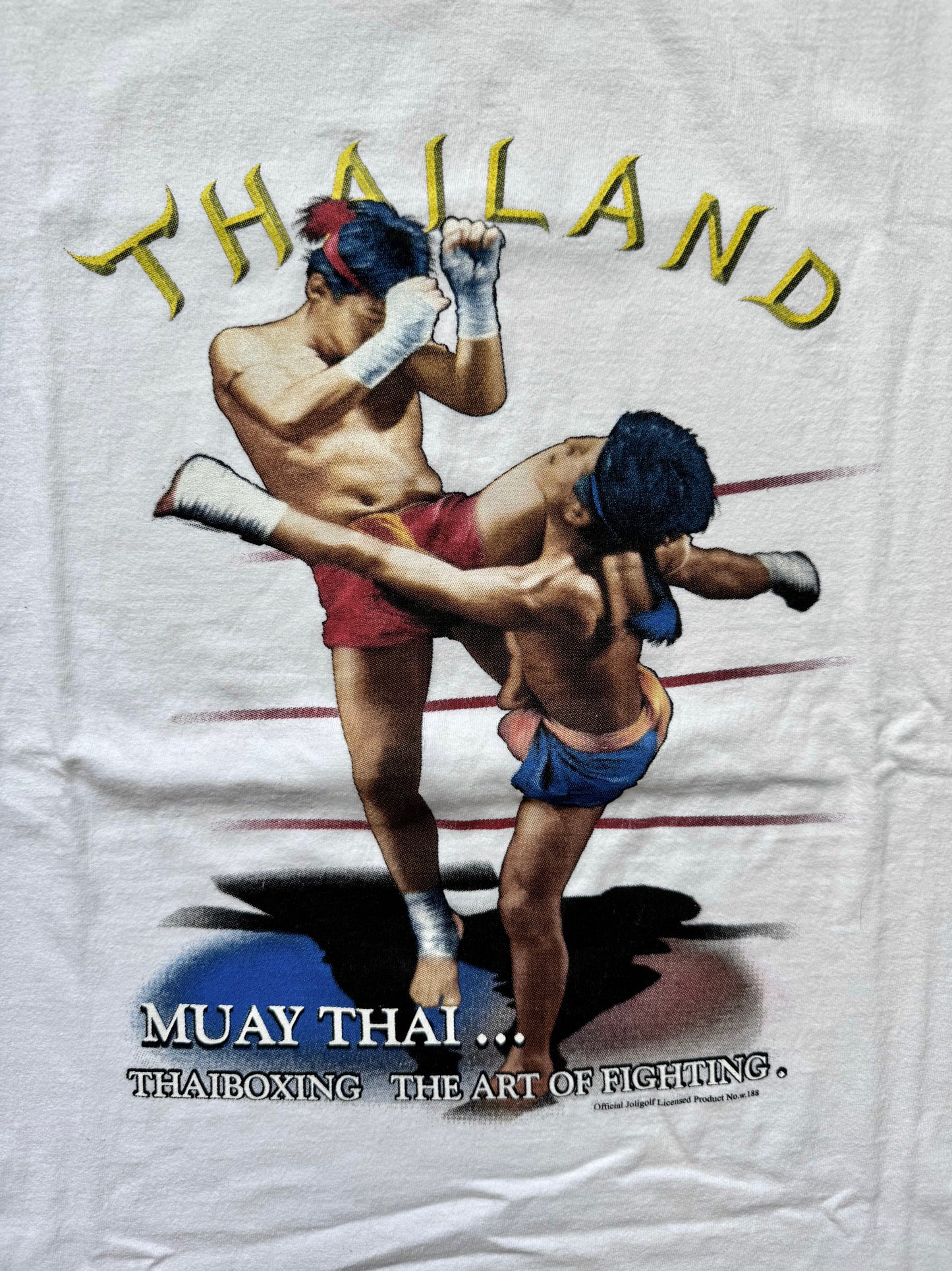 Vintage Joligolf Thailand Muay Thai Graphic Tee | XL