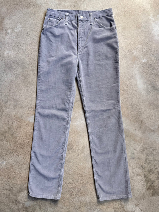 Vintage 1980s Wrangler Grey Corduroy Pants | Waist 32”