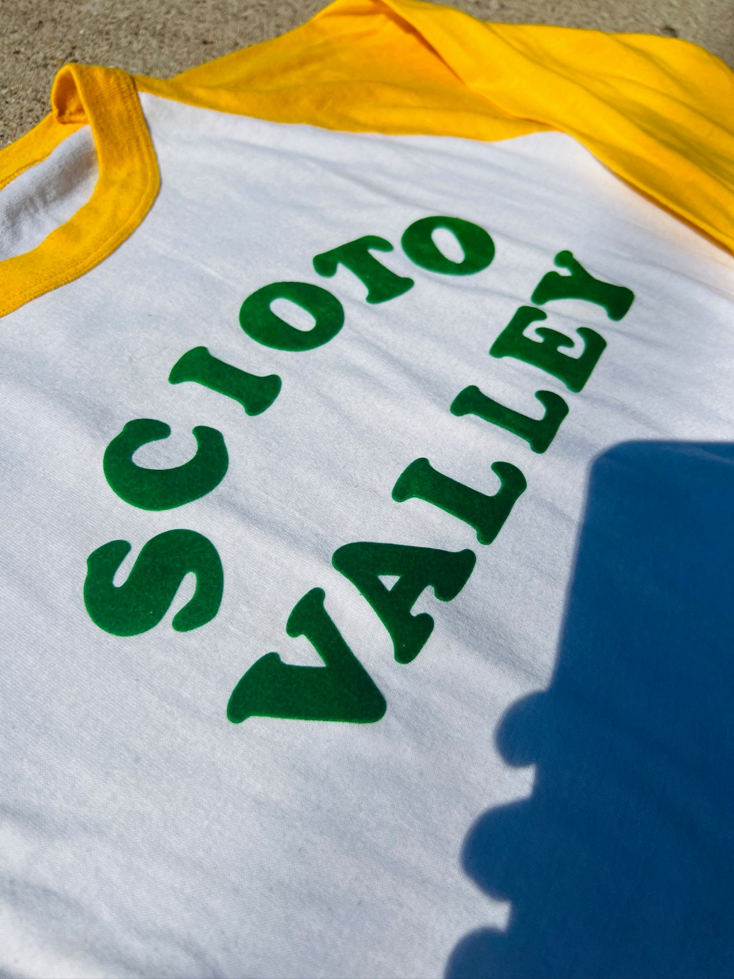 Vintage 1980s Scioto Valley Chuck Raglan Tee