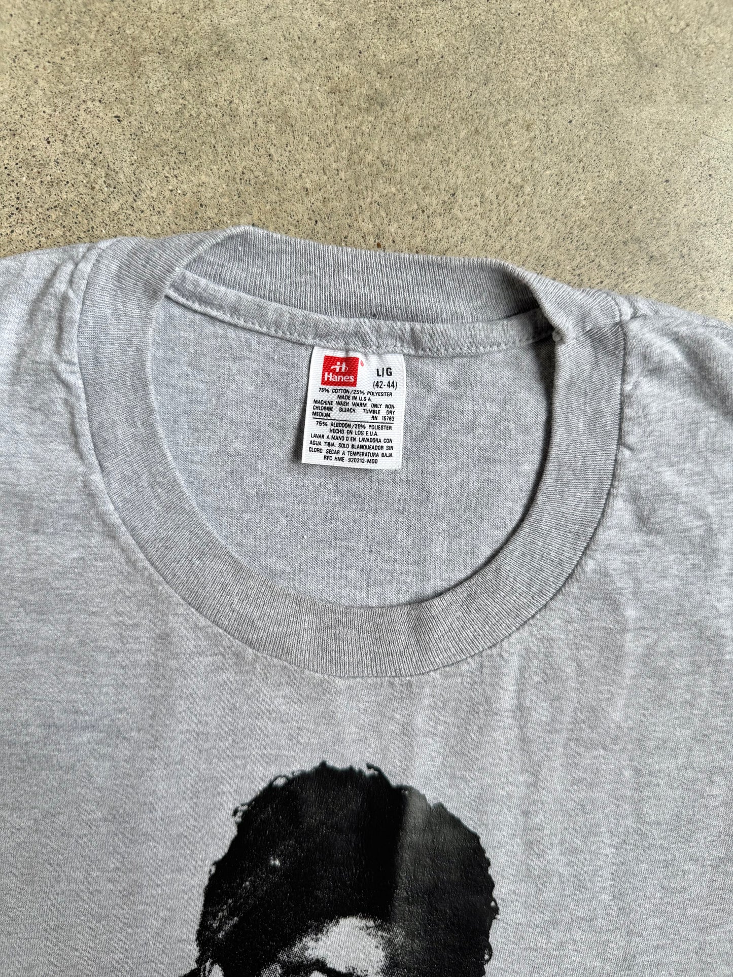 Vintage Grey Michael Jackson Graphic Tee | Large