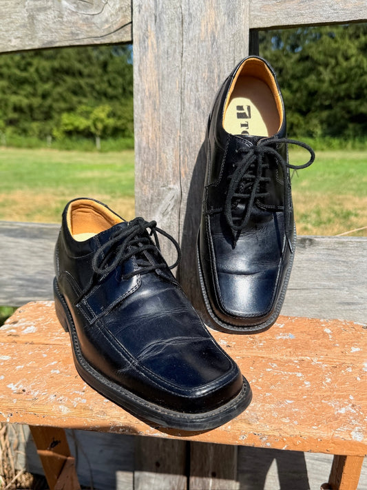 Vintage Toto Black Oxford Dress Shoes | Men’s 6