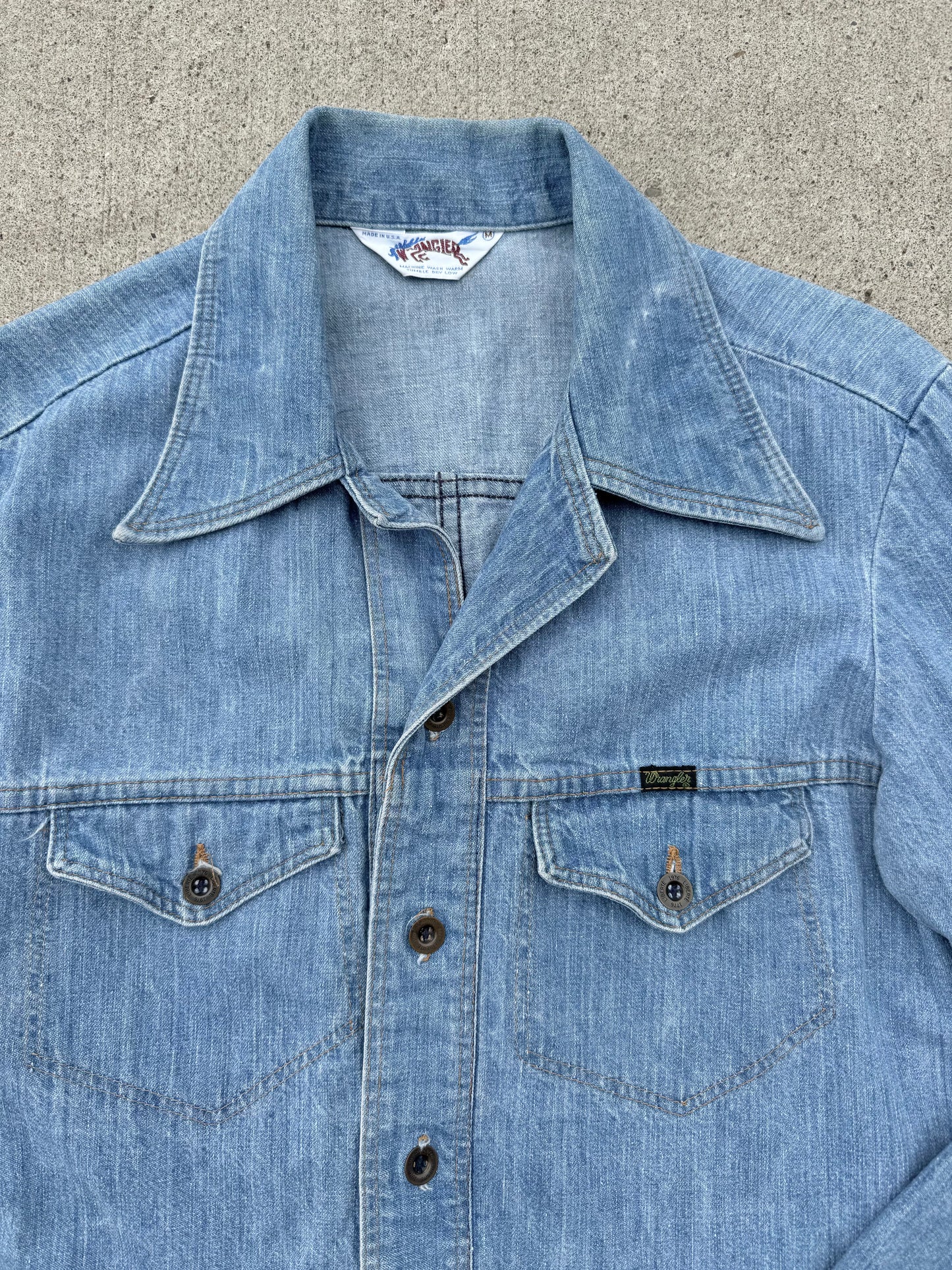 Vintage 1976 Wrangler Denim Chore Jacket | Medium