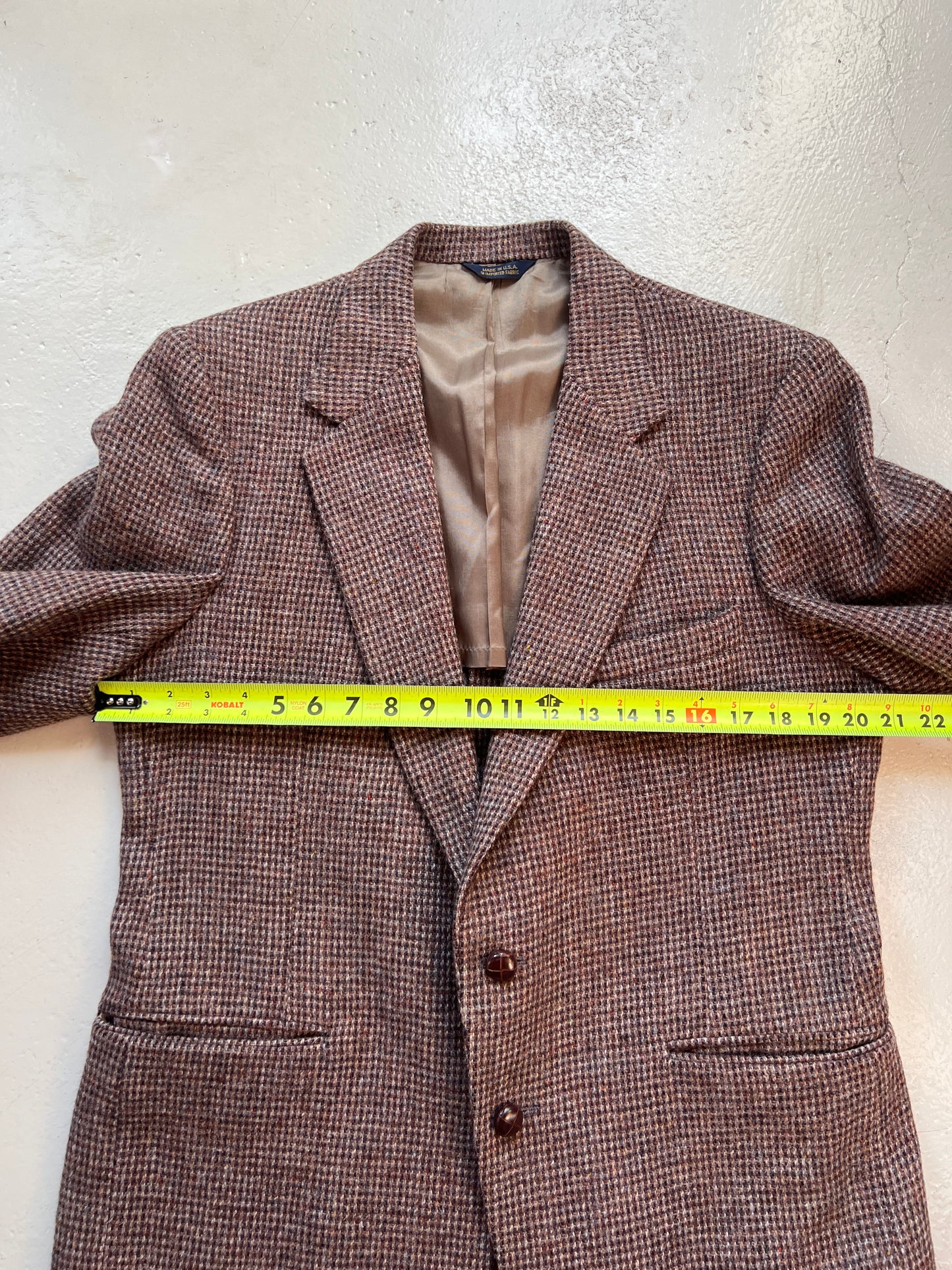 Vintage Harris Tweed Handwoven Wool Sport Coat | L/XL