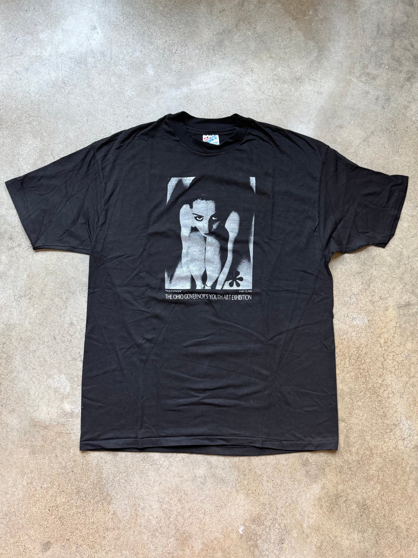 Vintage 1990s Ohio Governor’s Youth Art Exhibition “Piqueopaque” Graphic Tee | XL