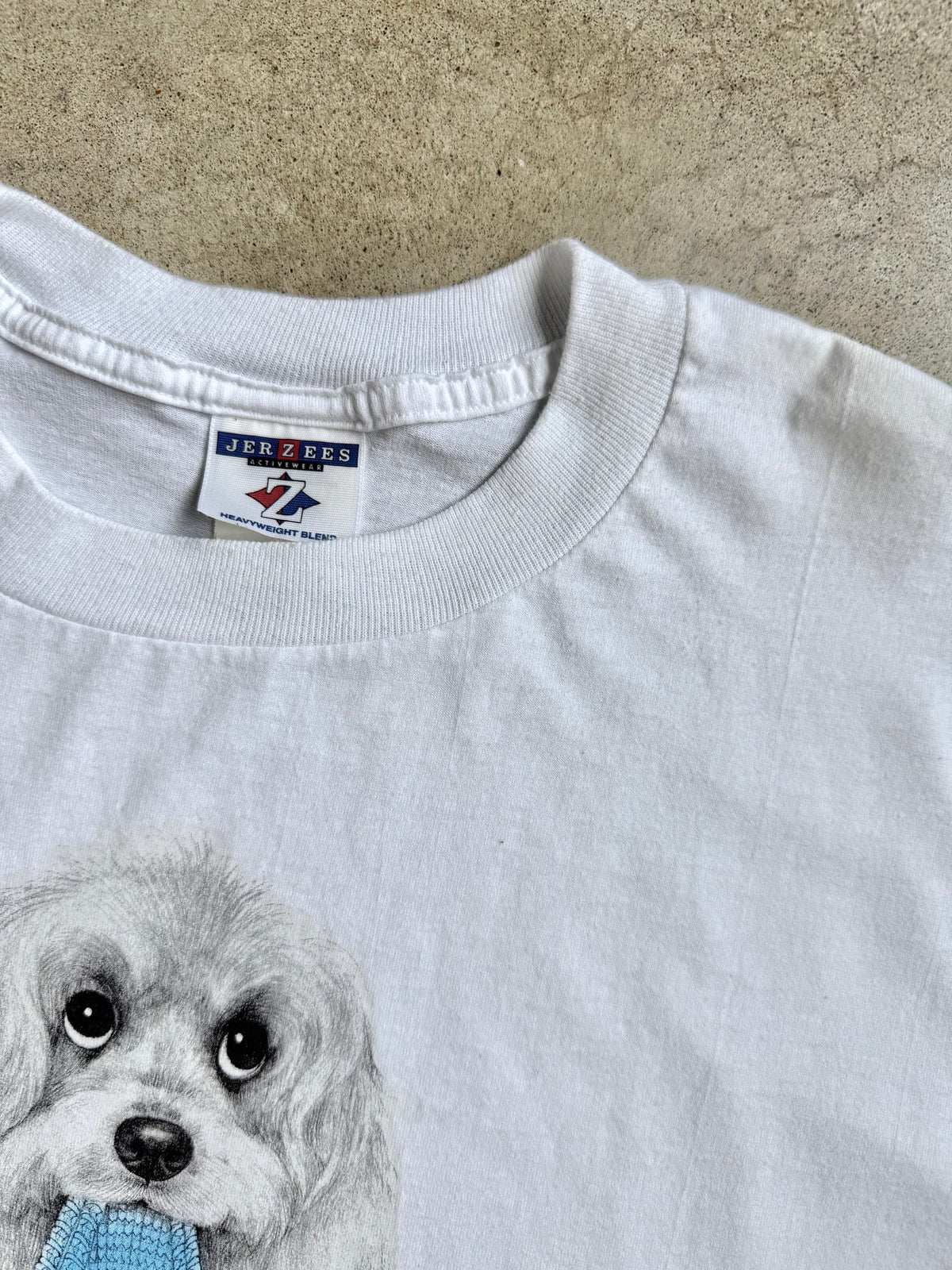 Vintage 1990s Angel Creations Dog & Kitten Graphic Tee | XL