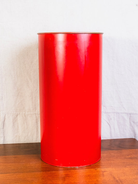 Vintage Nashco Red Metal Umbrella Holder