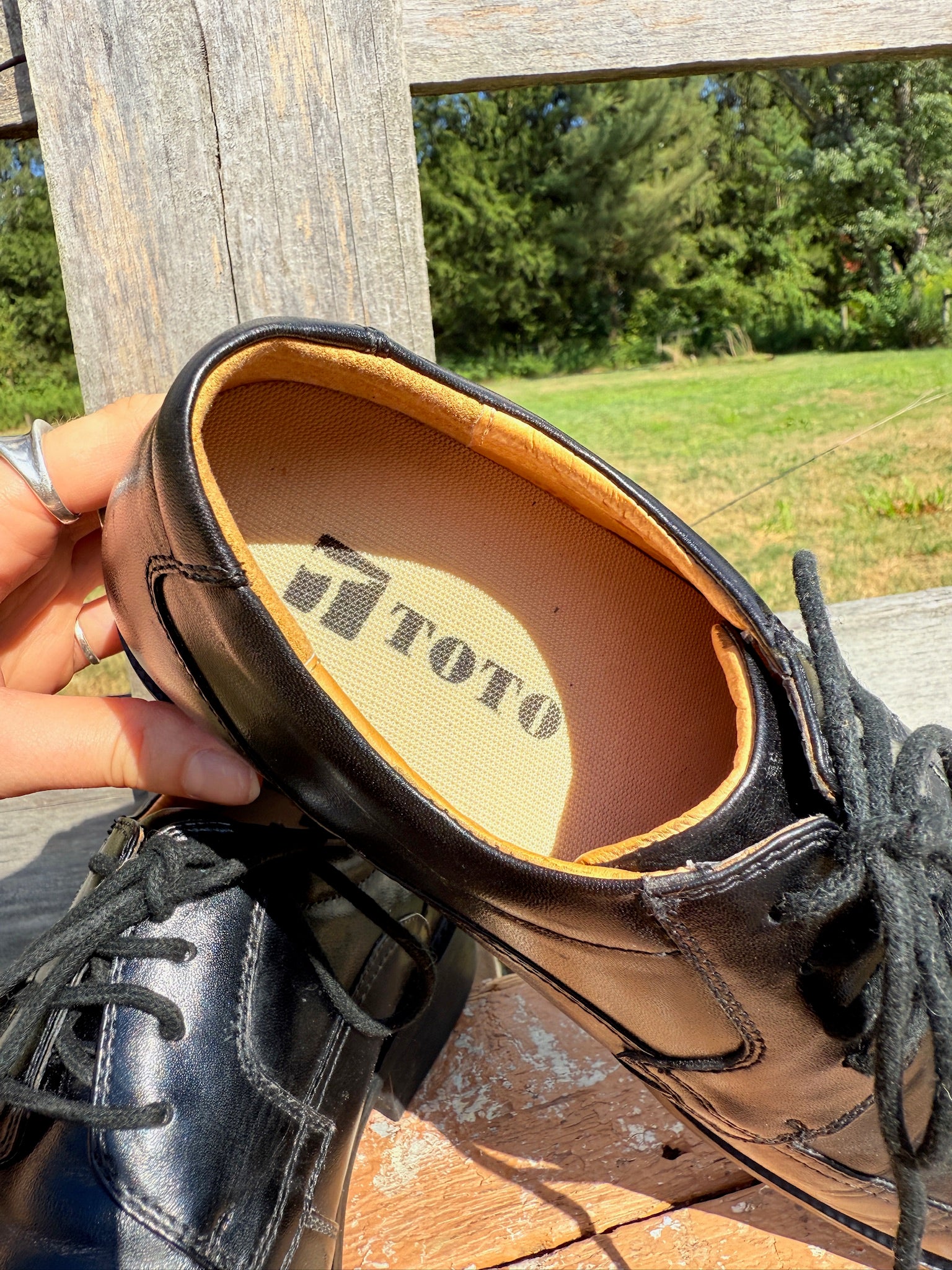 ボトムス toto Vintage Toto Black Oxford Dress Shoes | Men's 6 – The Atomic Shop