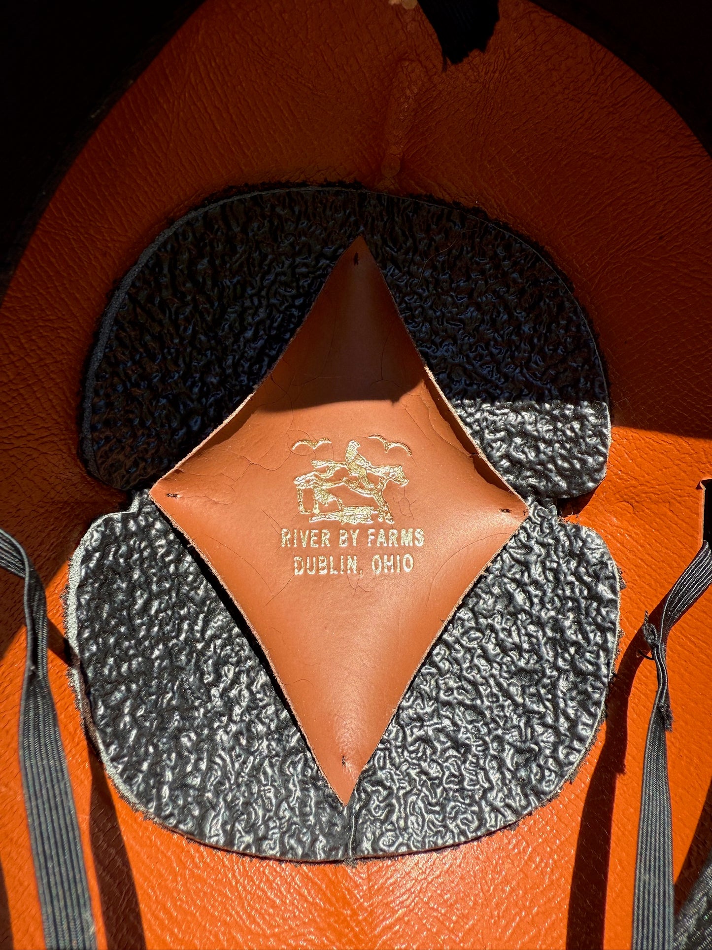 Vintage 1970s River By Farms Wool Equestrian Hat