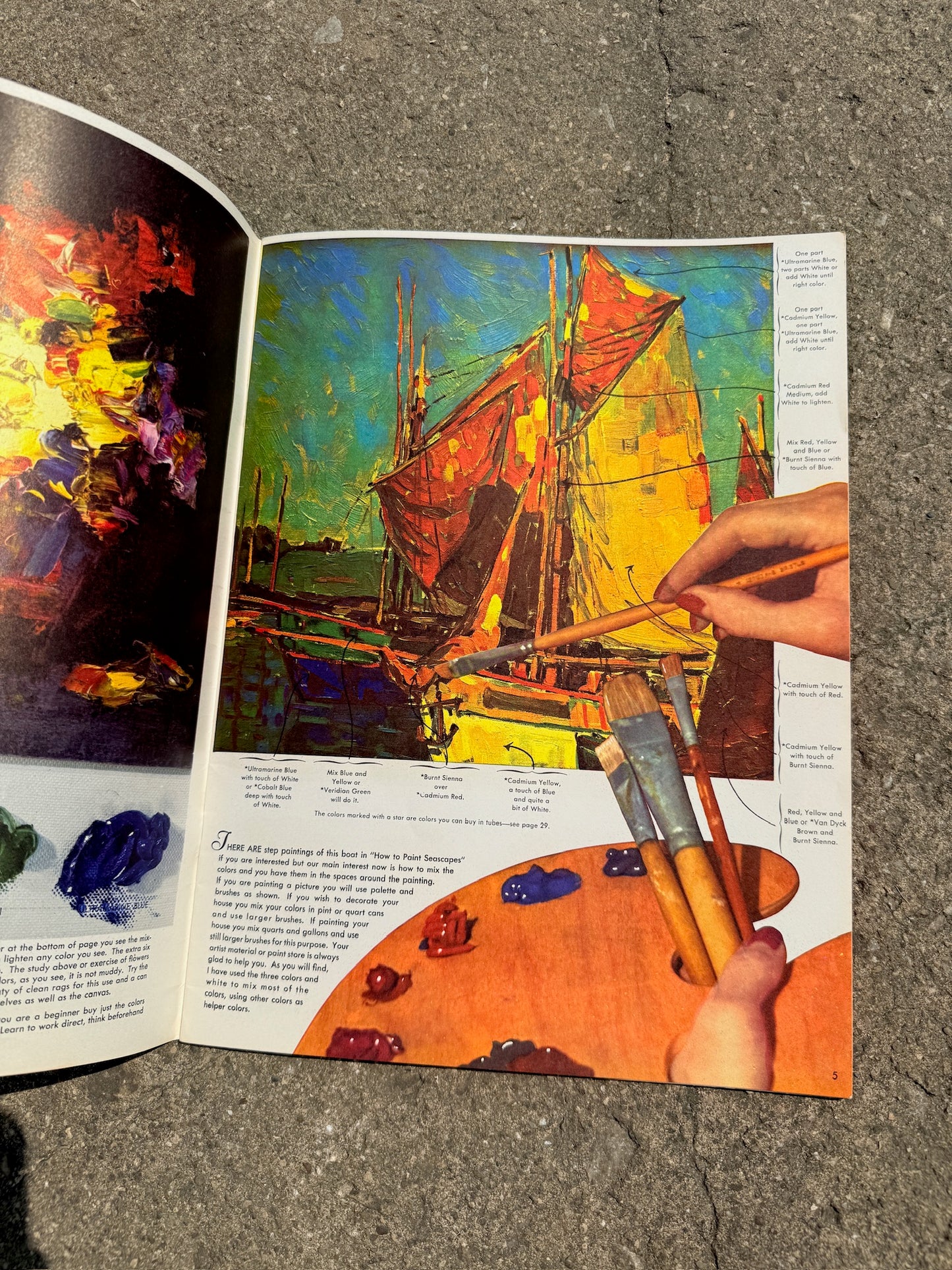 Vintage How to Mix Colors Book