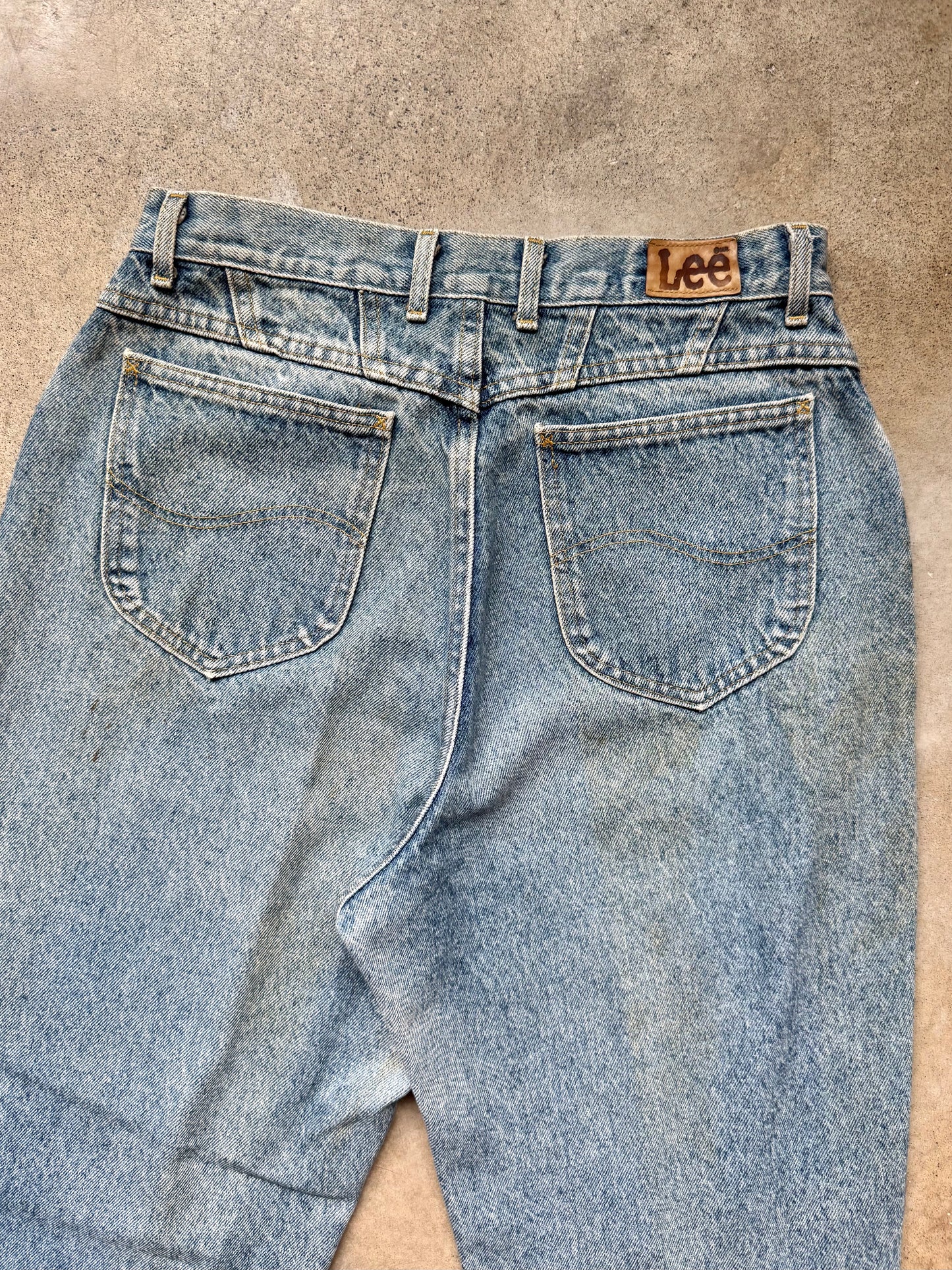 Vintage 1980s Lee Faded High-Waisted Jeans | Waist 31”