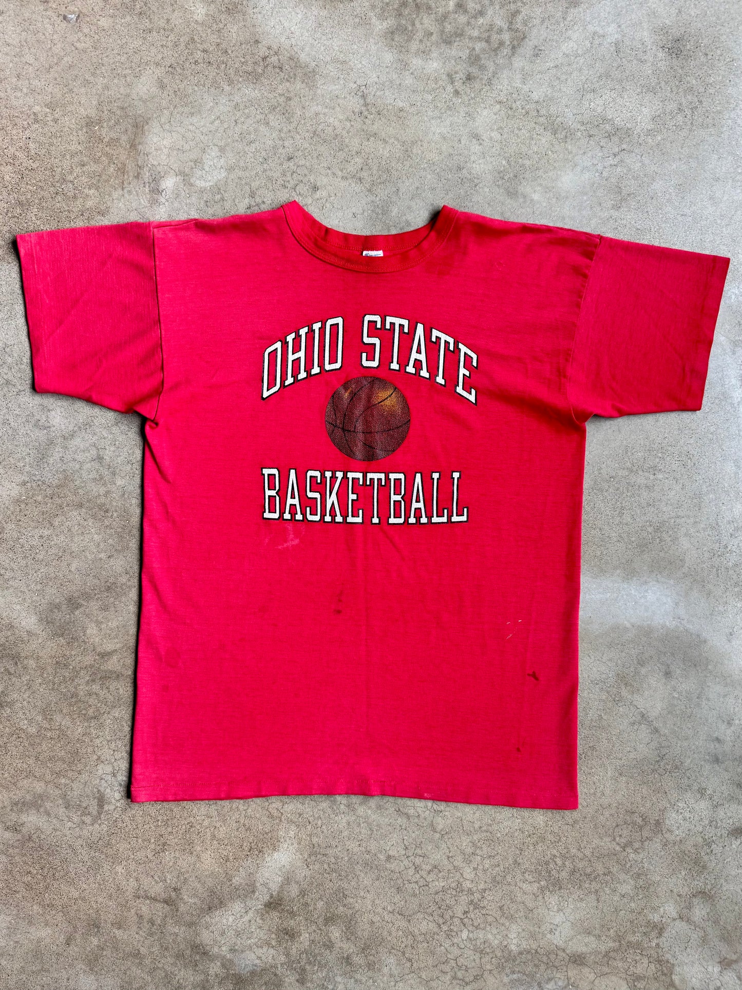 Vintage 1990s Champion Ohio State Basketball Tee  | XL