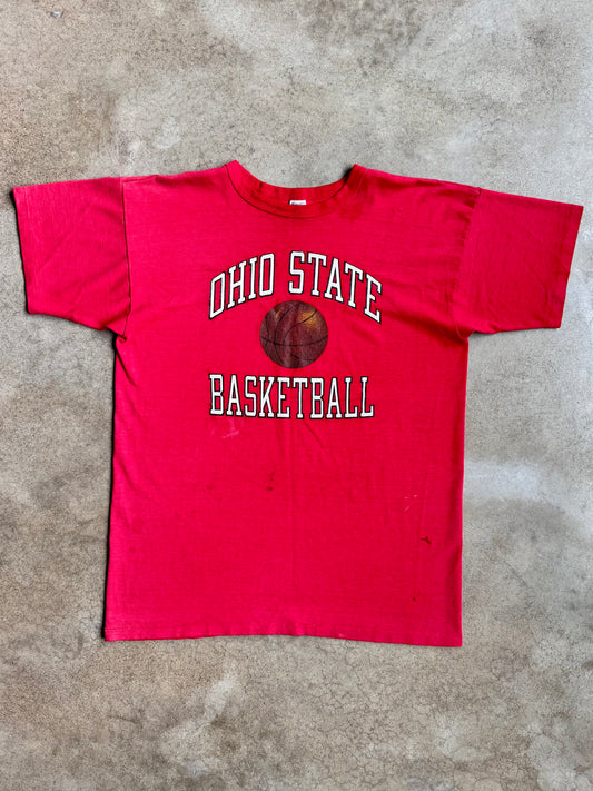 Vintage 1990s Champion Ohio State Basketball Tee  | XL