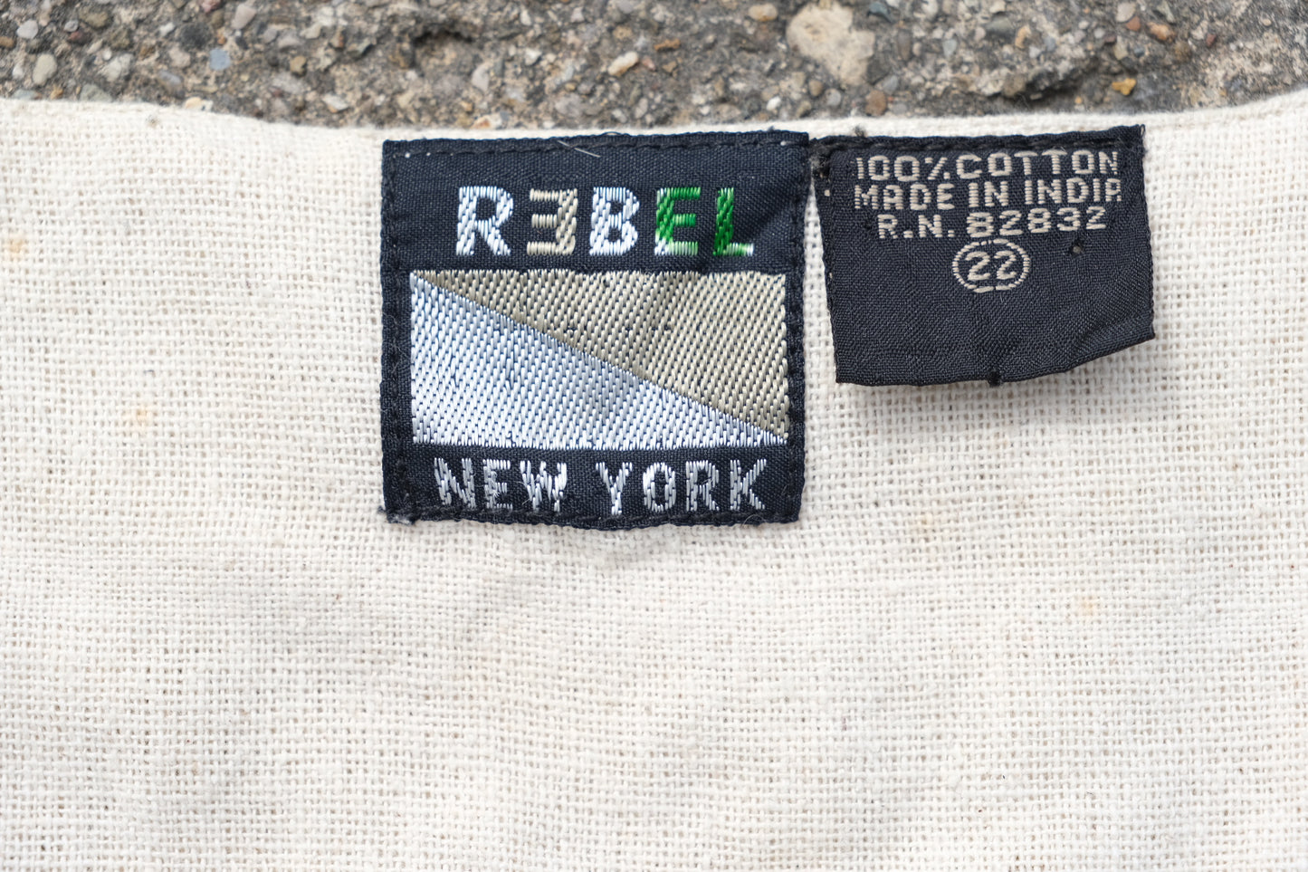 Vintage Rebel New York Embroidered Vest