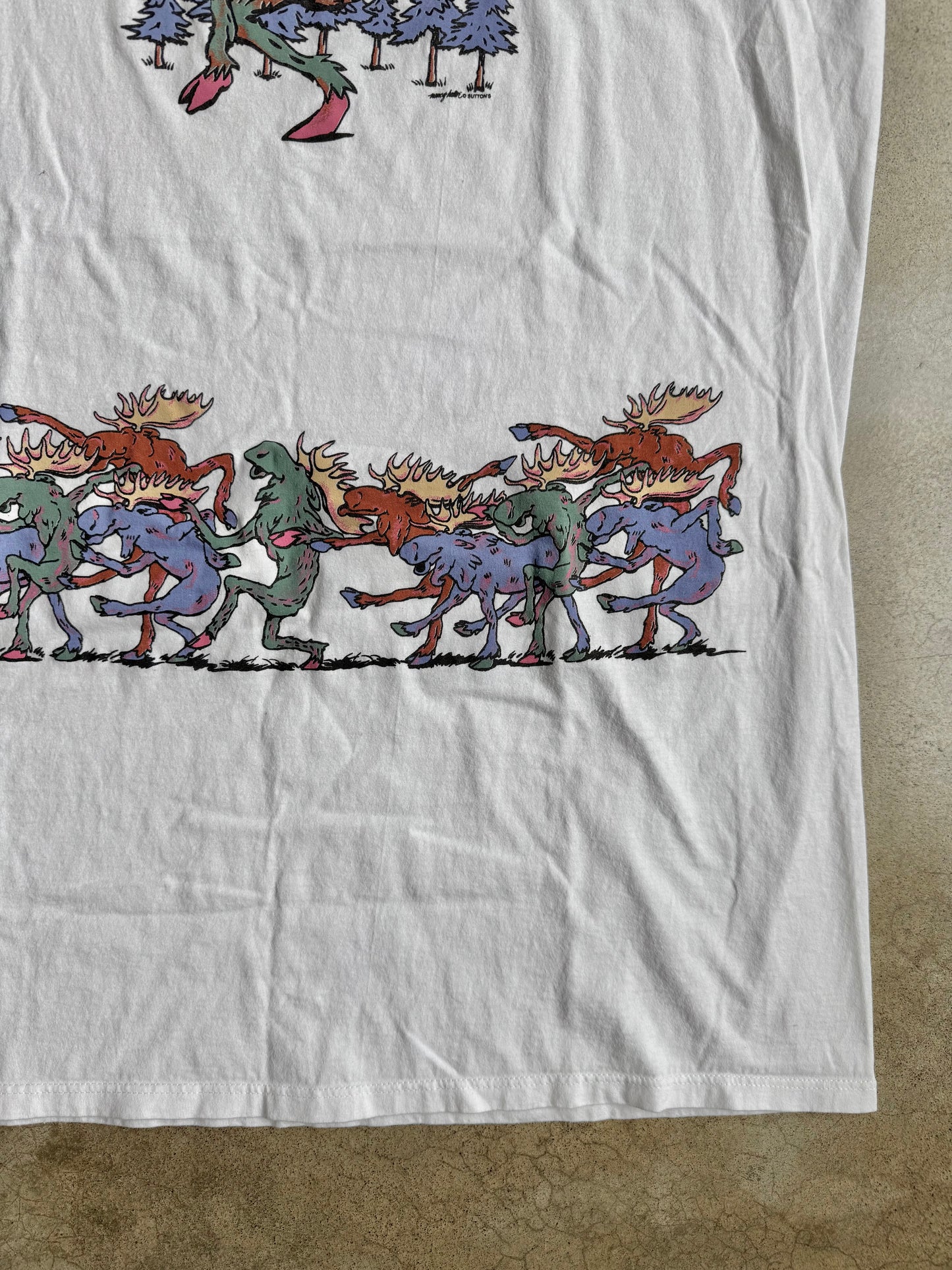 Vintage 1990s Grand Teton National Park Cotton Sleep Tee | One Size