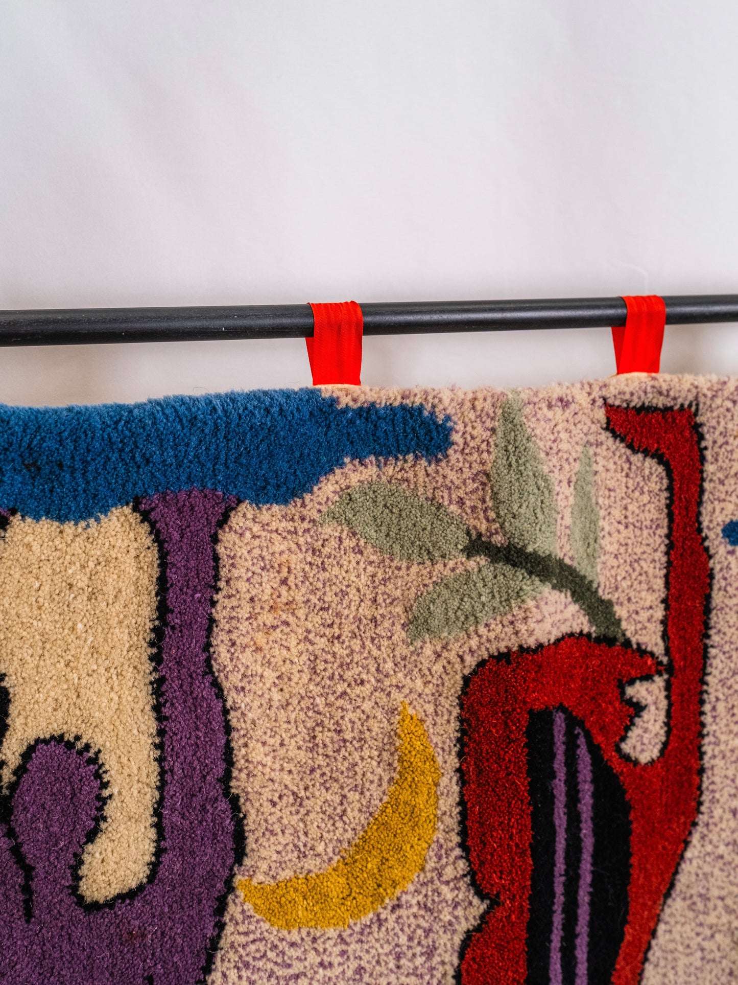 Vintage 1960s "Nude Women" Bohemian Tufted Wool Wall Hanging