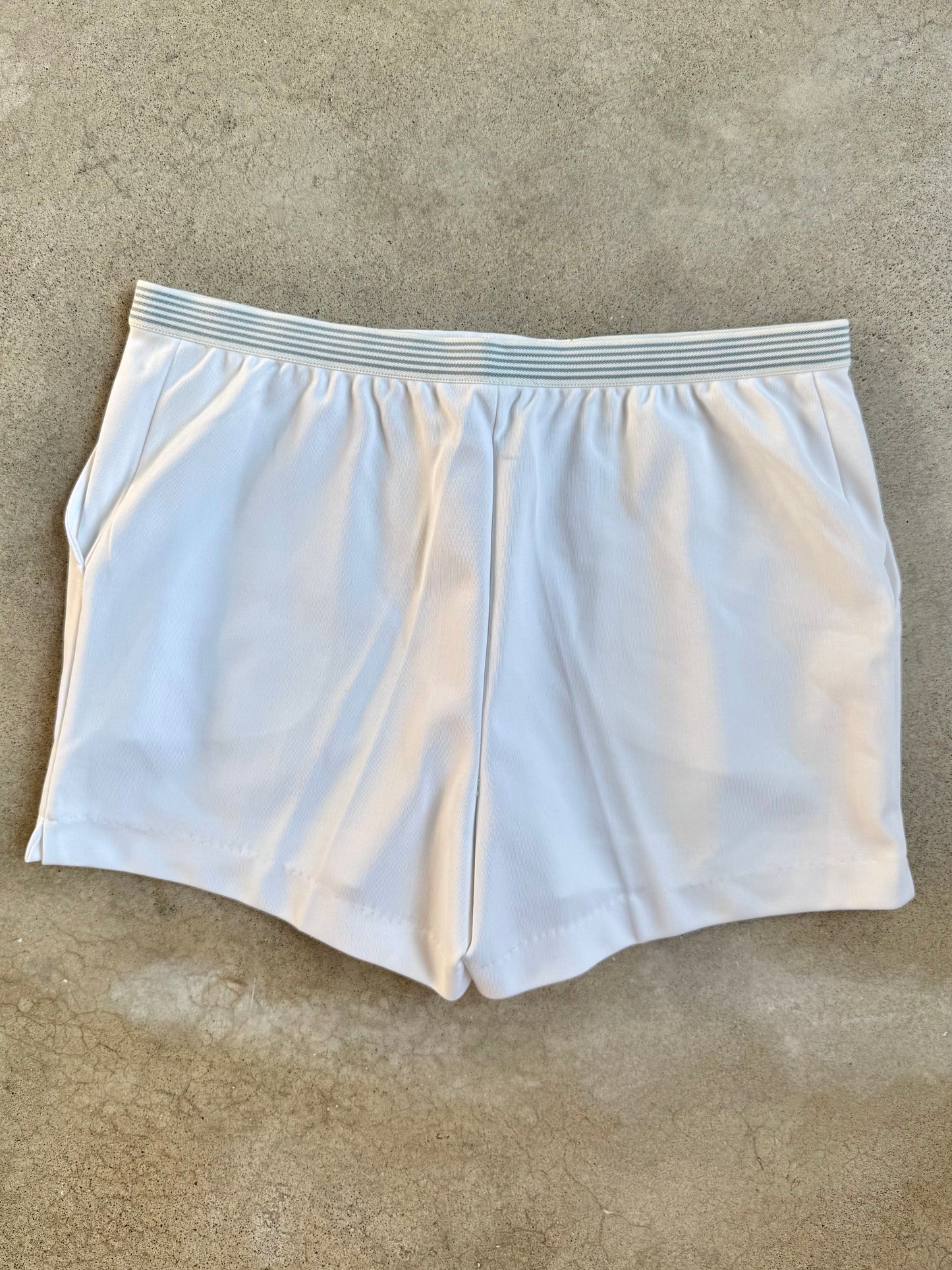 Vintage 1980s Fila Bjorn Borg White Athletic Tennis Shorts | Waist 34”