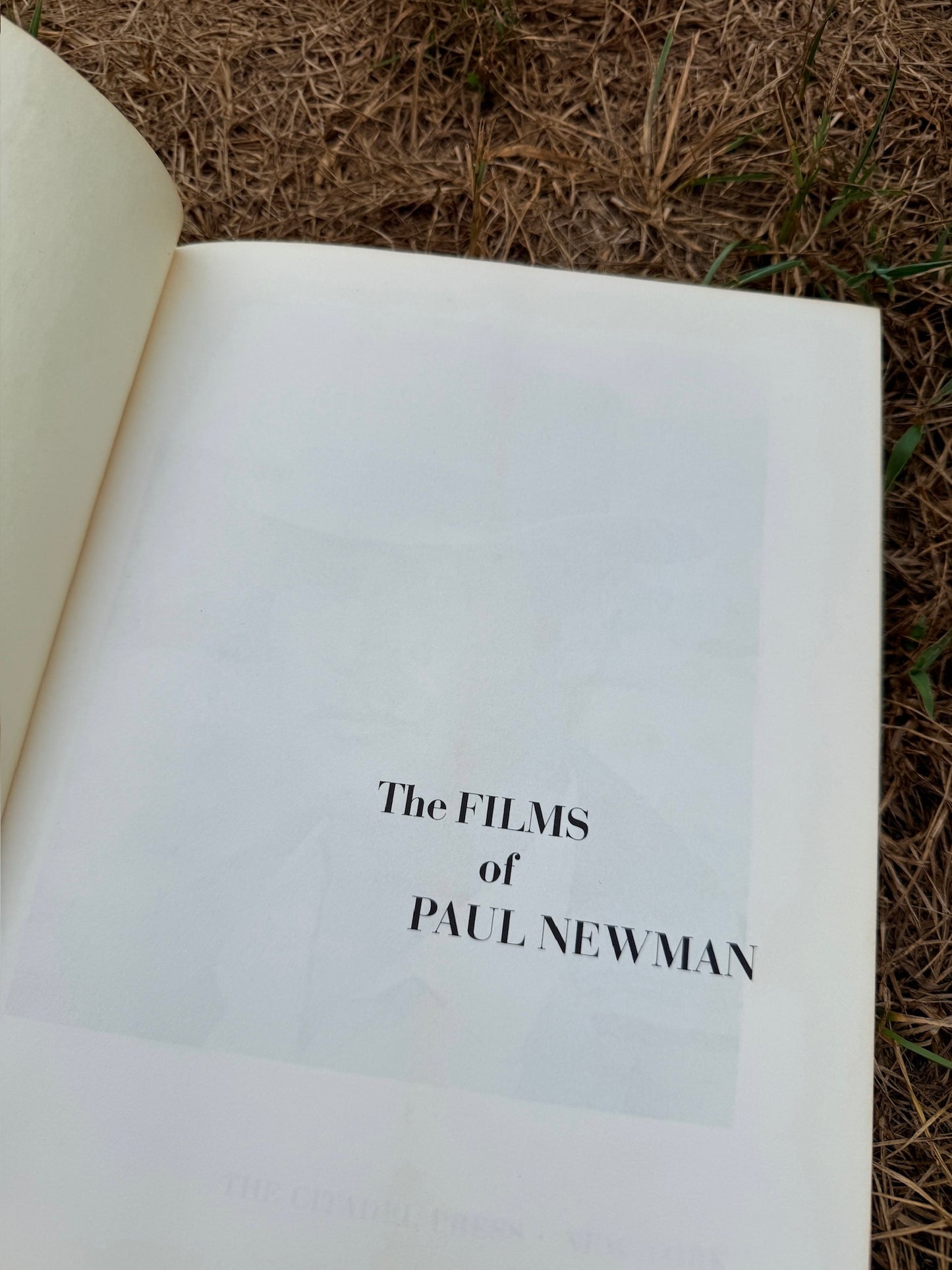 Vintage The Films of Paul Newman Hardcover Book