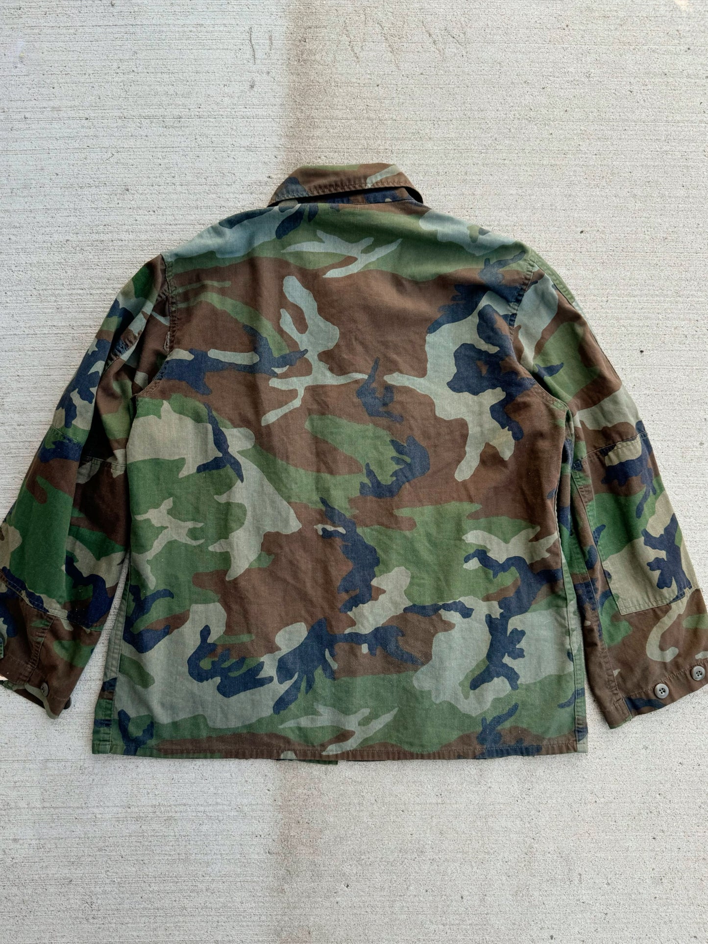 Vintage Vietnam Era Camouflage Cargo Jacket